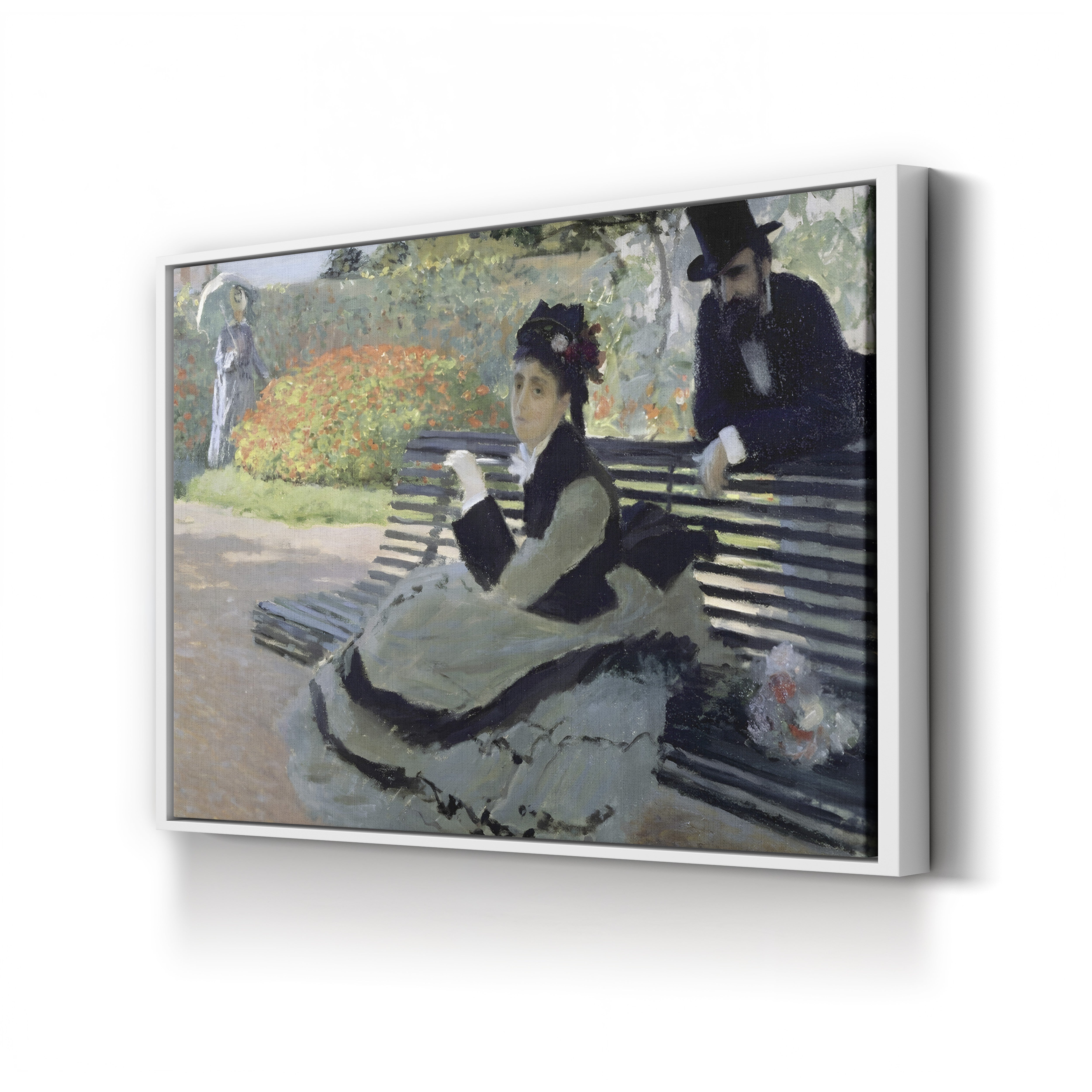 Camille Monet on a Garden Bench (Madame Monet on a Garden Bench), 1873 by Claude Monet