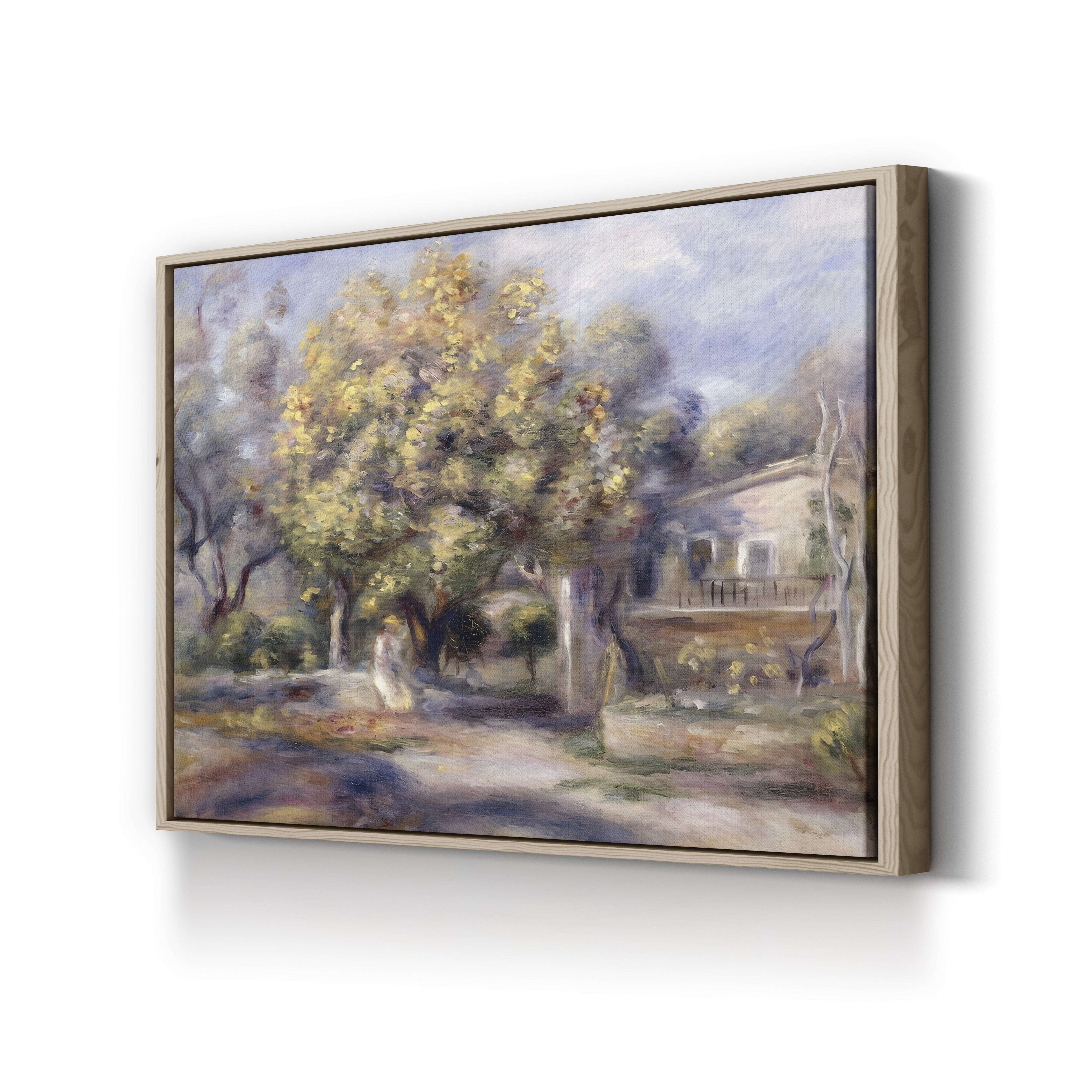 House at Cagnes, 1905 – Pierre-Auguste Renoir Wall Art | Late Impressionist Landscape Canvas Print
