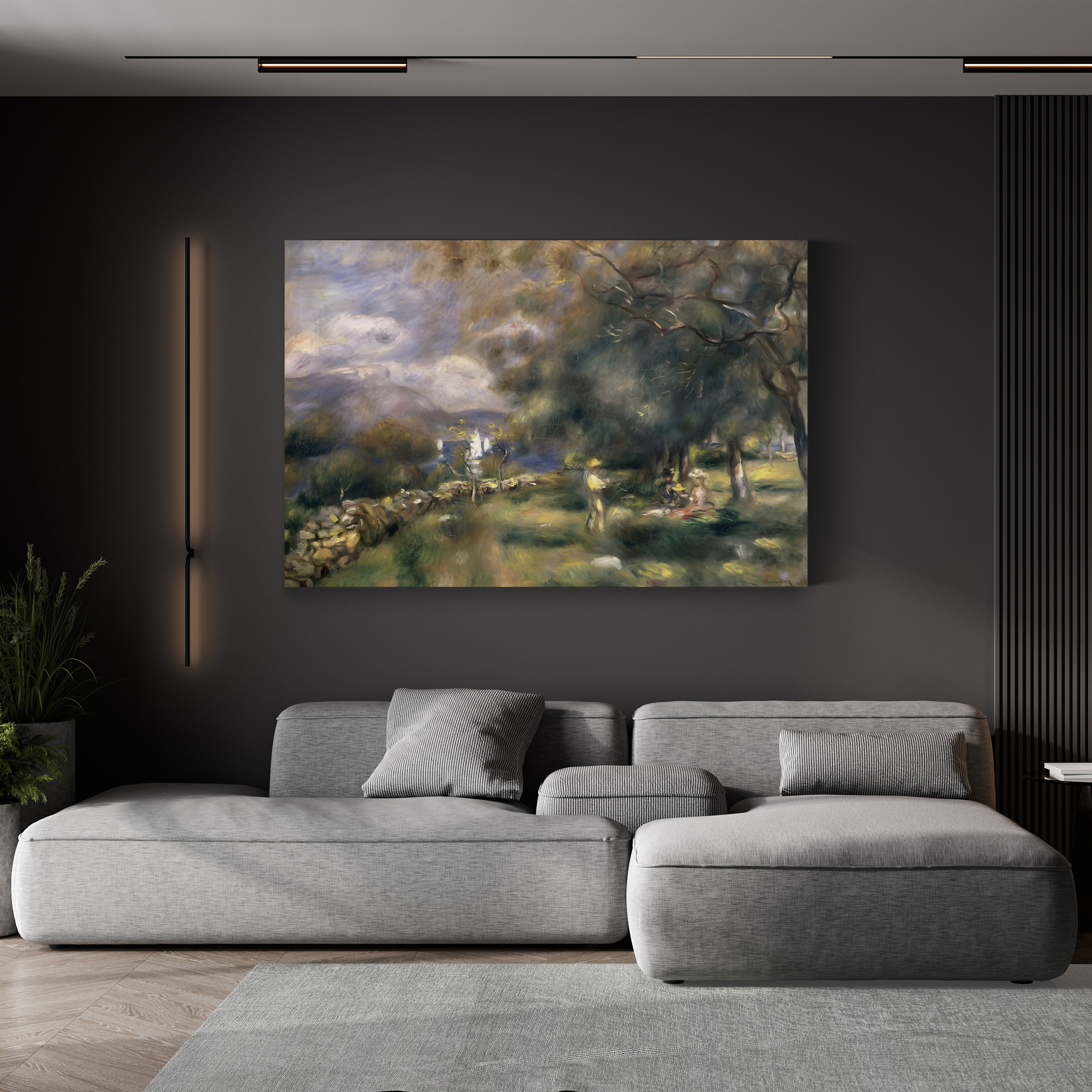 Peninsula of Saint Jean, 1888 – Renoir Wall Art | Impressionist Canvas