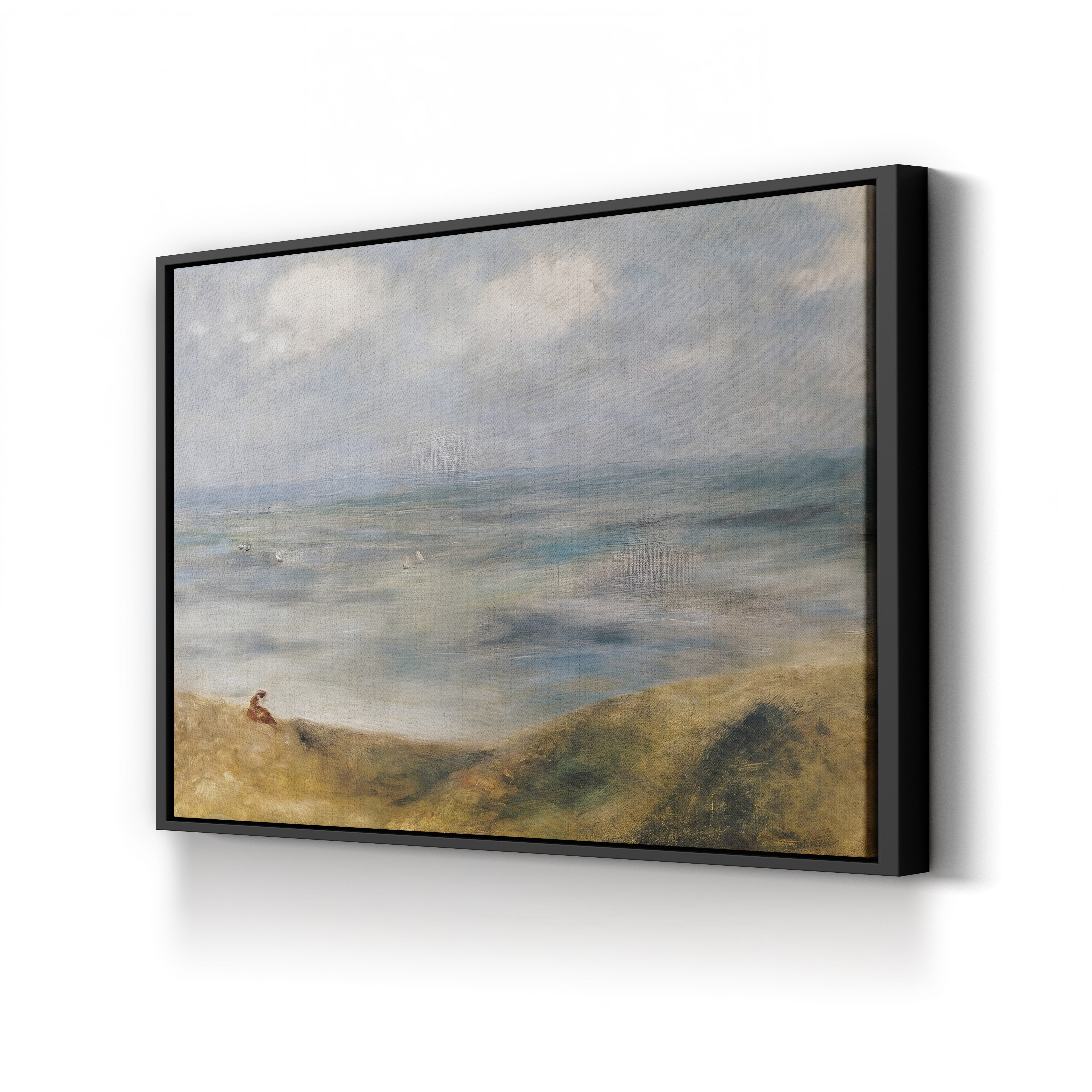 View of the Sea, Guernsey – Pierre-Auguste Renoir Wall Art | Impressionist Seascape Canvas Print
