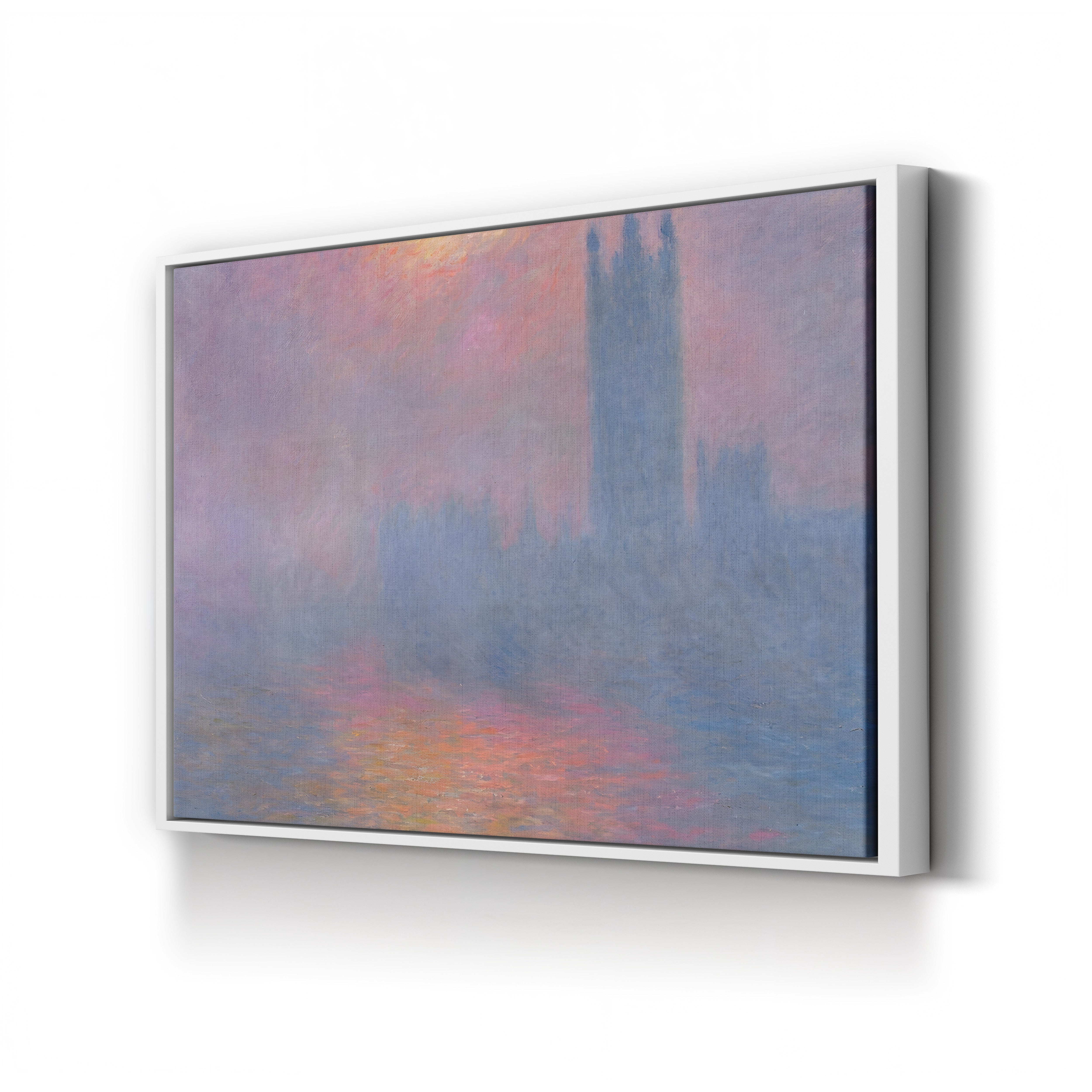 The Houses of Parliament, Sun Breaking Through the Fog (Londres, le Parlement, trouée de soleil dans le brouillard), 1904 by Claude Monet