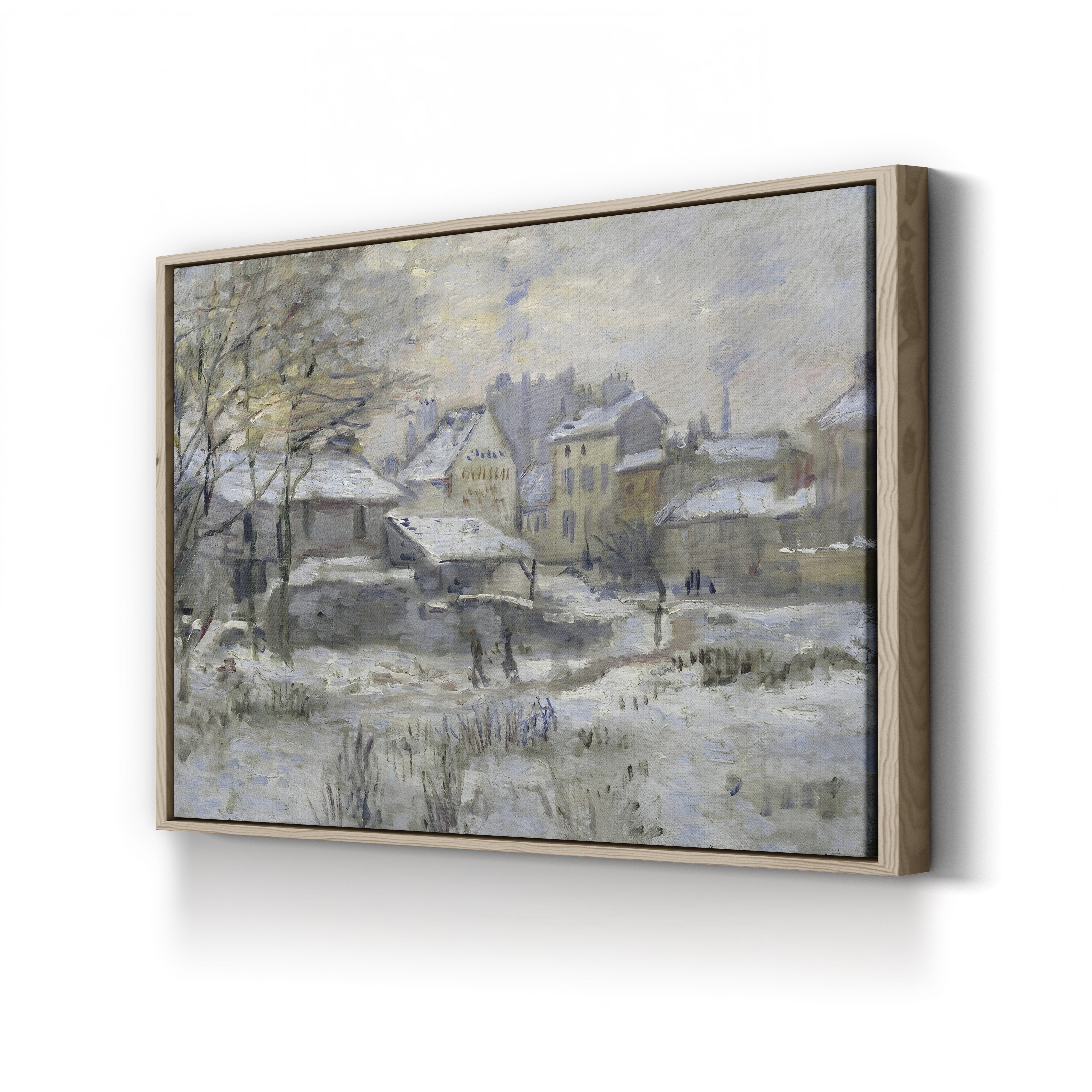 Snow Effect with Setting Sun (Effet de neige, soleil couchant), 1875 by Claude Monet