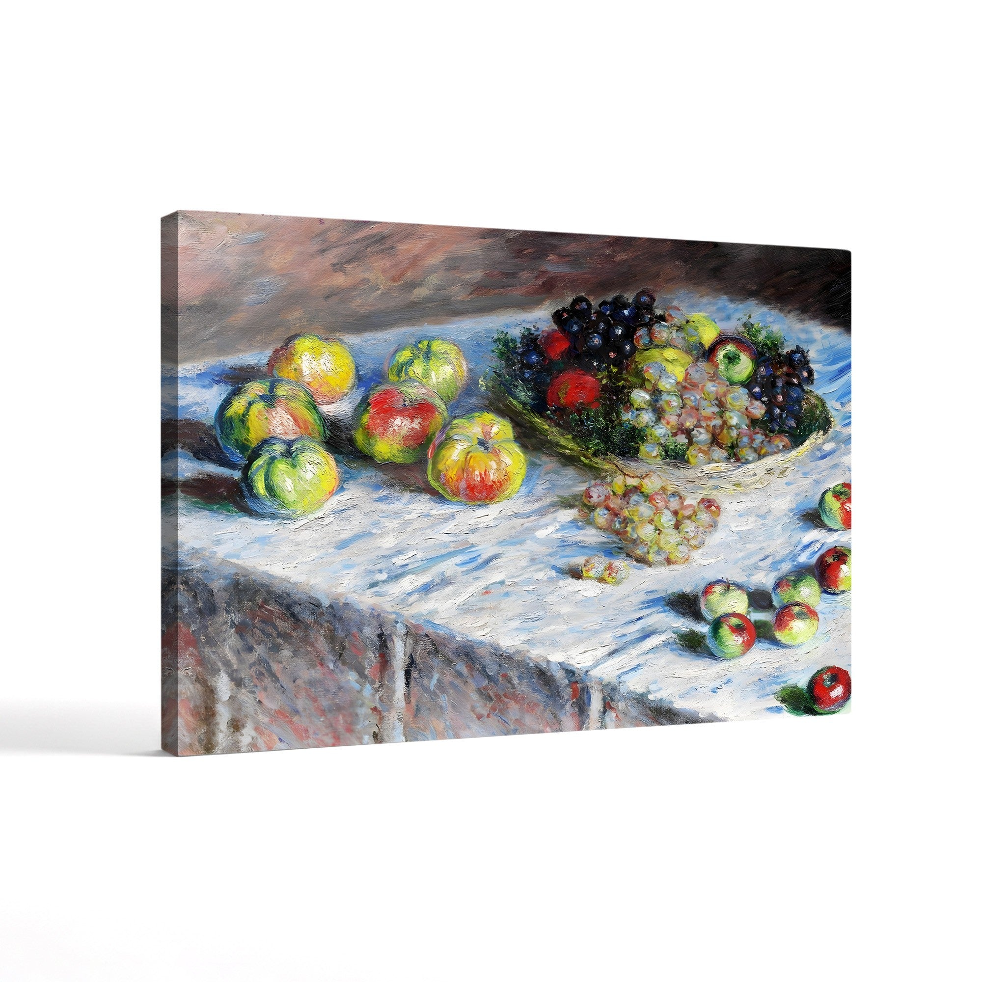 Apples and Grapes – Claude Monet Wall Art | Impressionist Still Life Canvas Print