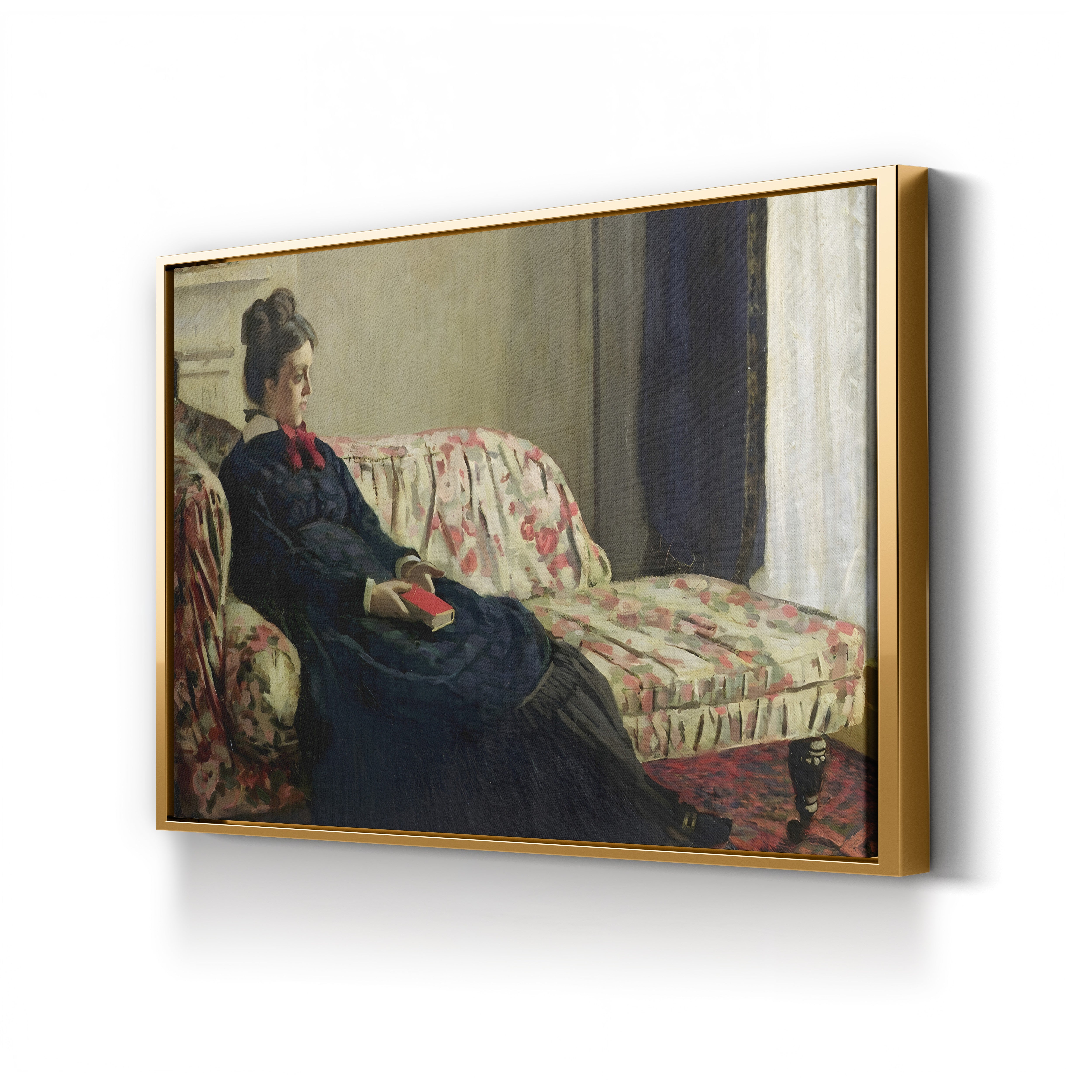Meditation, or Madame Monet on the Sofa (Méditation, Madame Monet au canapé), c. 1871 by Claude Monet