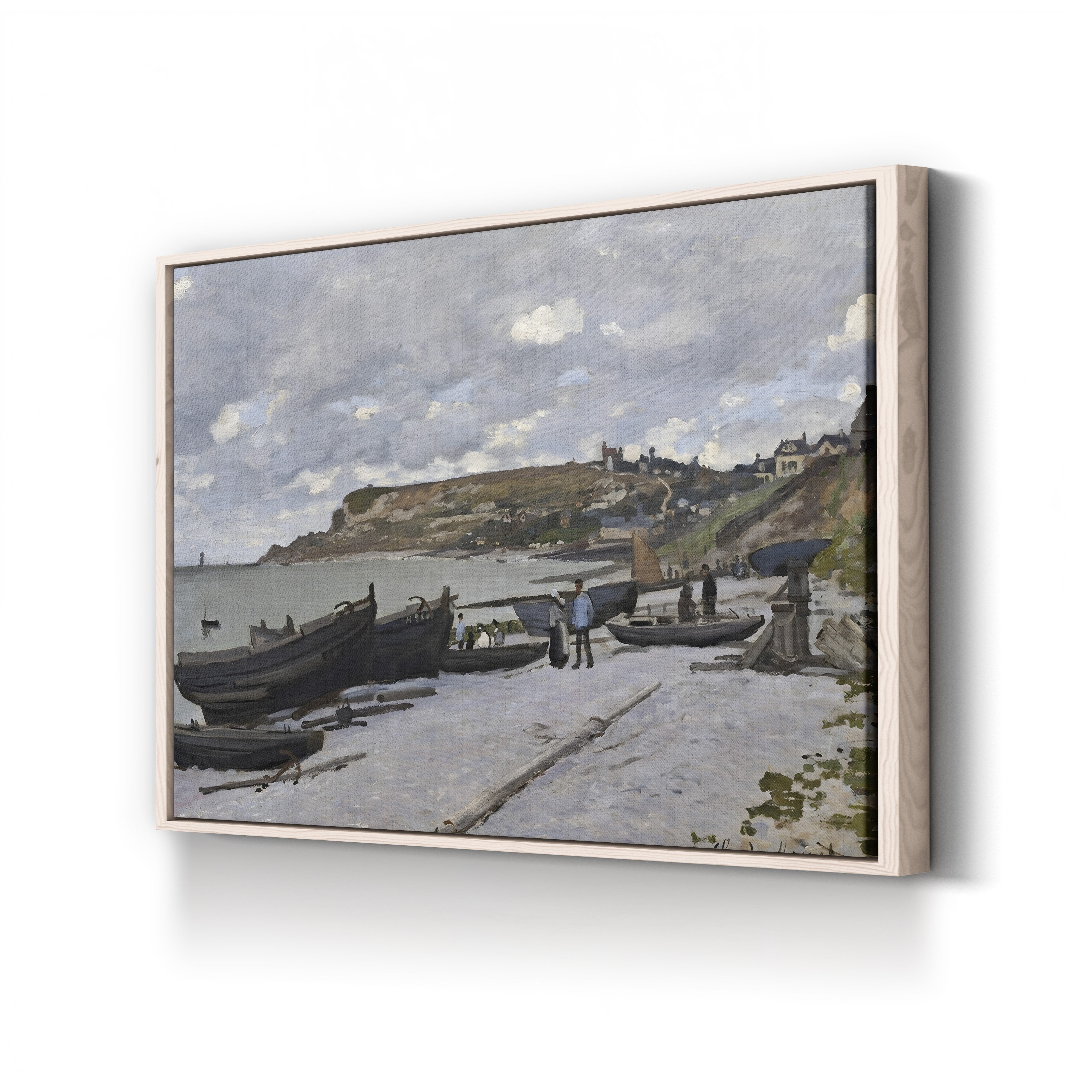 Sainte-Adresse (Bateaux de pêche sur le rivage), 1867 by Claude Monet