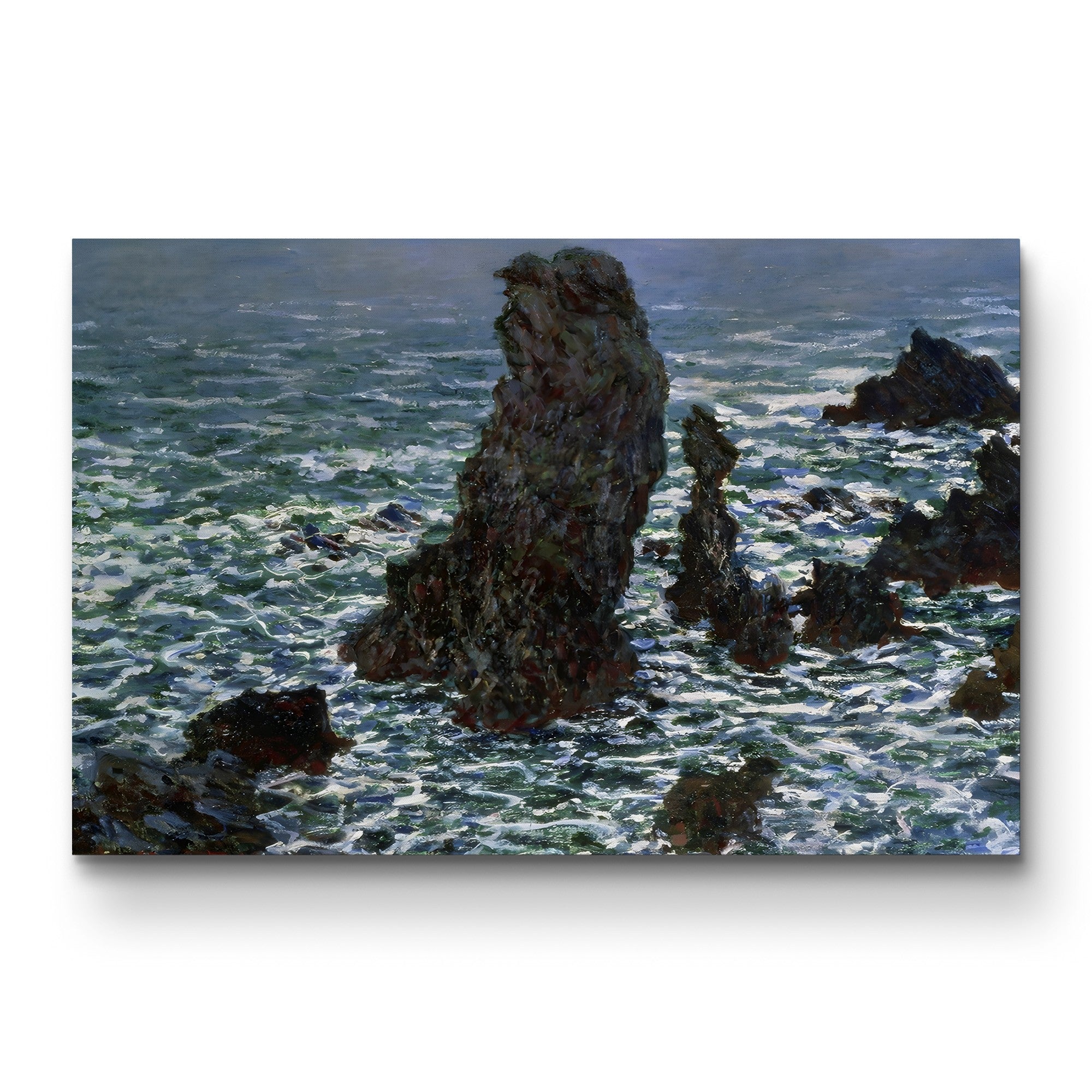 The Pyramids of Port-Coton (Les Pyramides de Port-Coton), 1886 by Claude Monet
