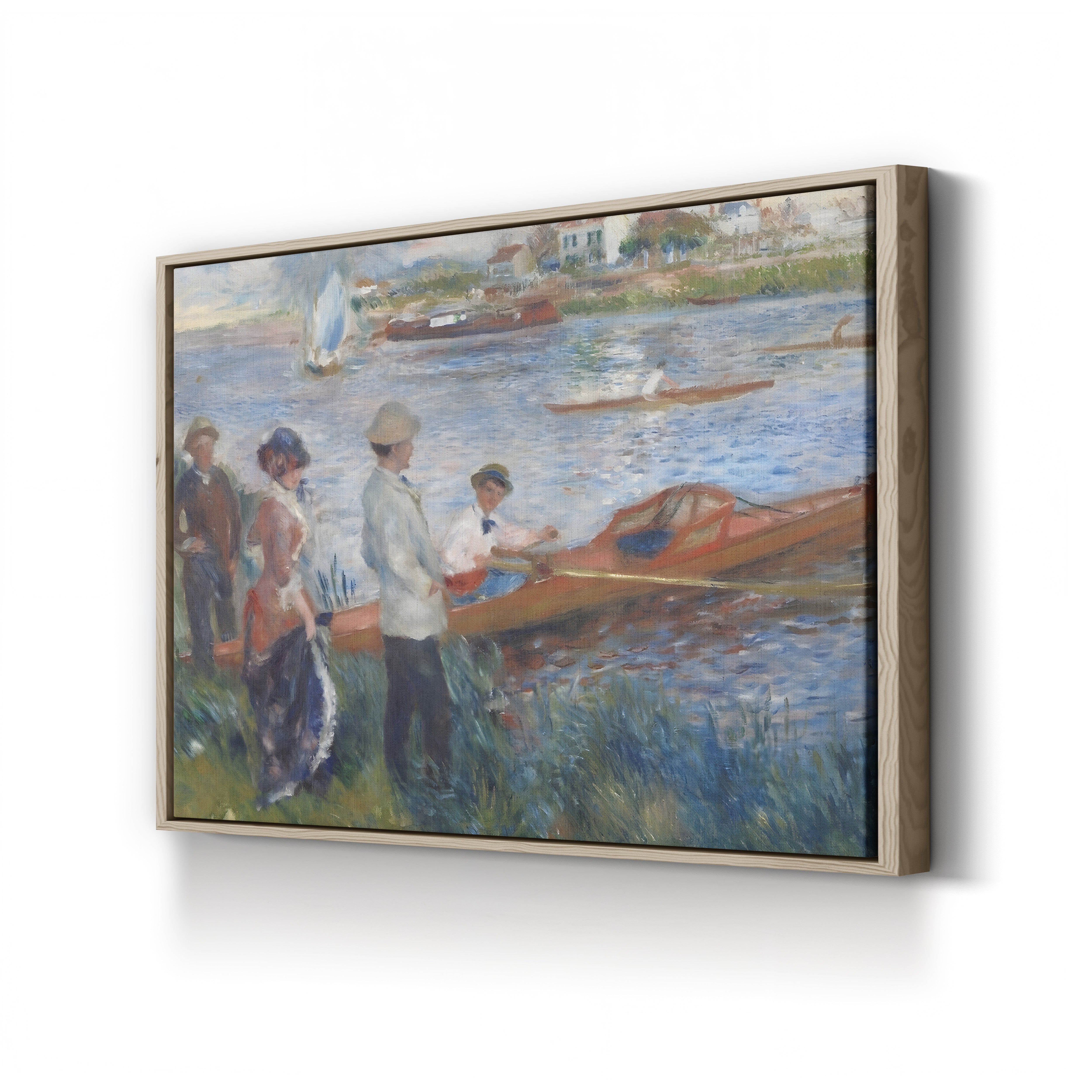 Oarsmen at Chatou, 1879 – Renoir Wall Art | Impressionist Boating Canvas