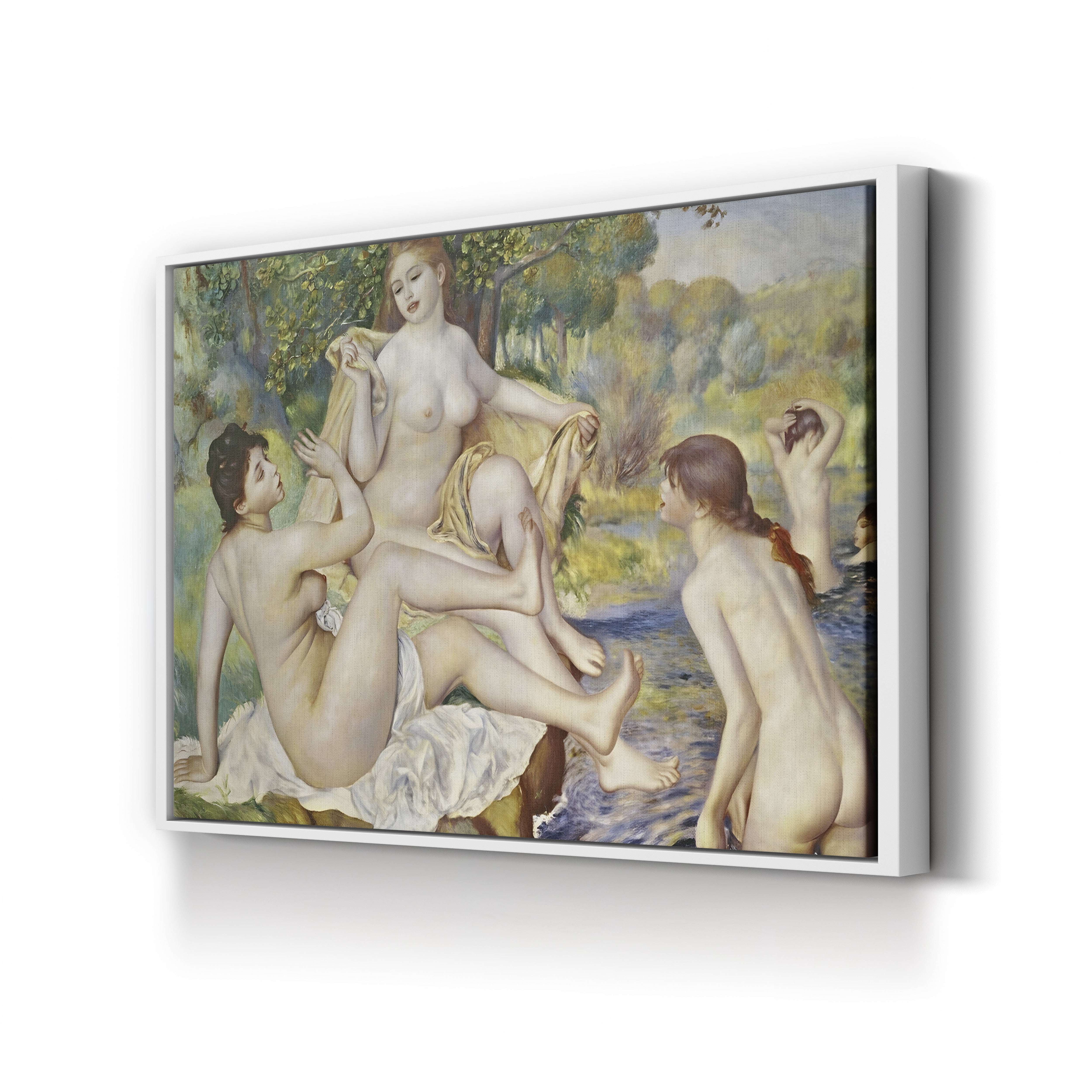 The Bathers, 1887 – Pierre-Auguste Renoir Wall Art | Classical Impressionist Canvas Print