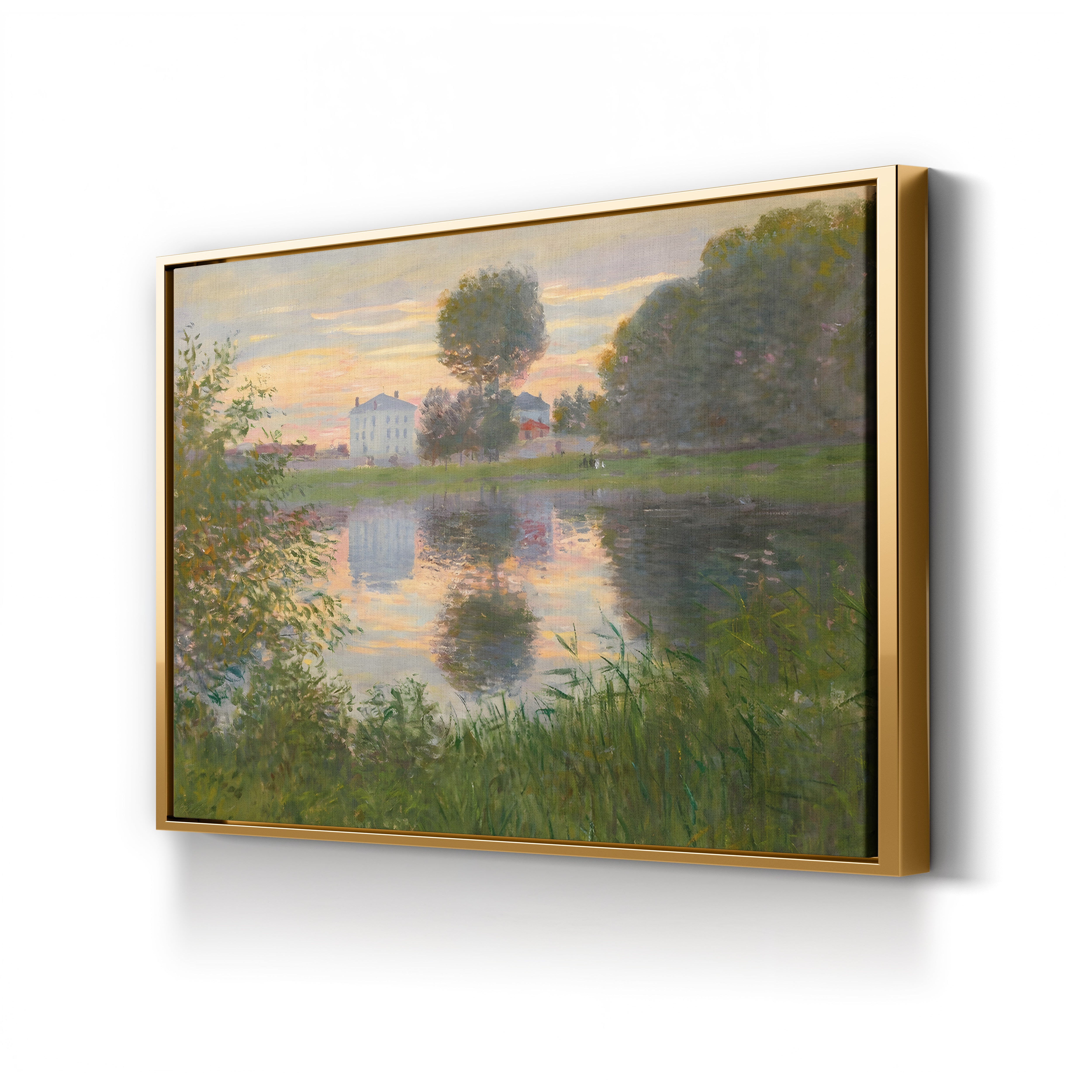 Ball-Shaped Tree, Argenteuil, 1876 – Claude Monet Wall Art | Impressionist Landscape Canvas Print