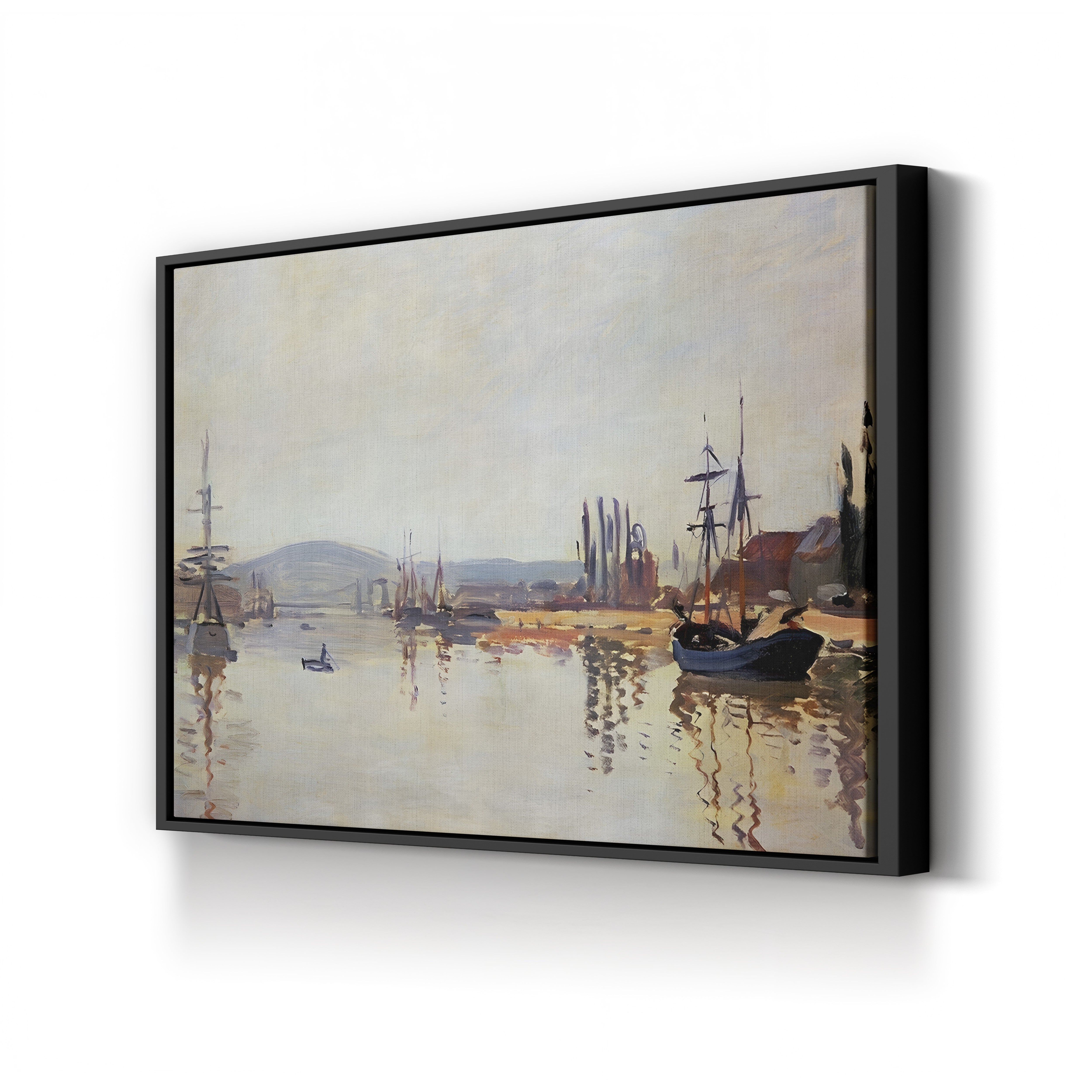 The Seine Below Rouen, 1872 by Claude Monet