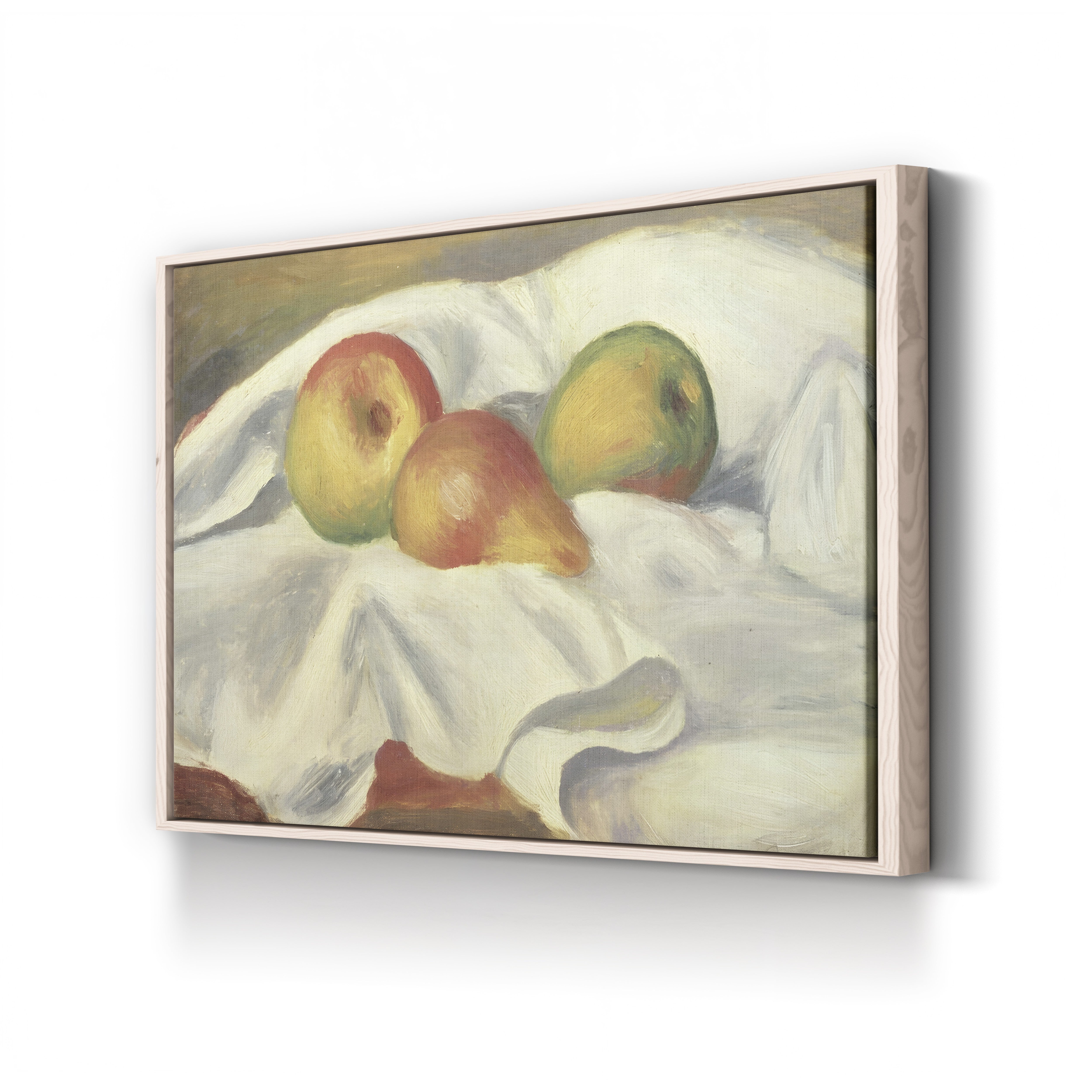Three Pears, 1885 – Pierre-Auguste Renoir Wall Art | Impressionist Still Life Canvas Print