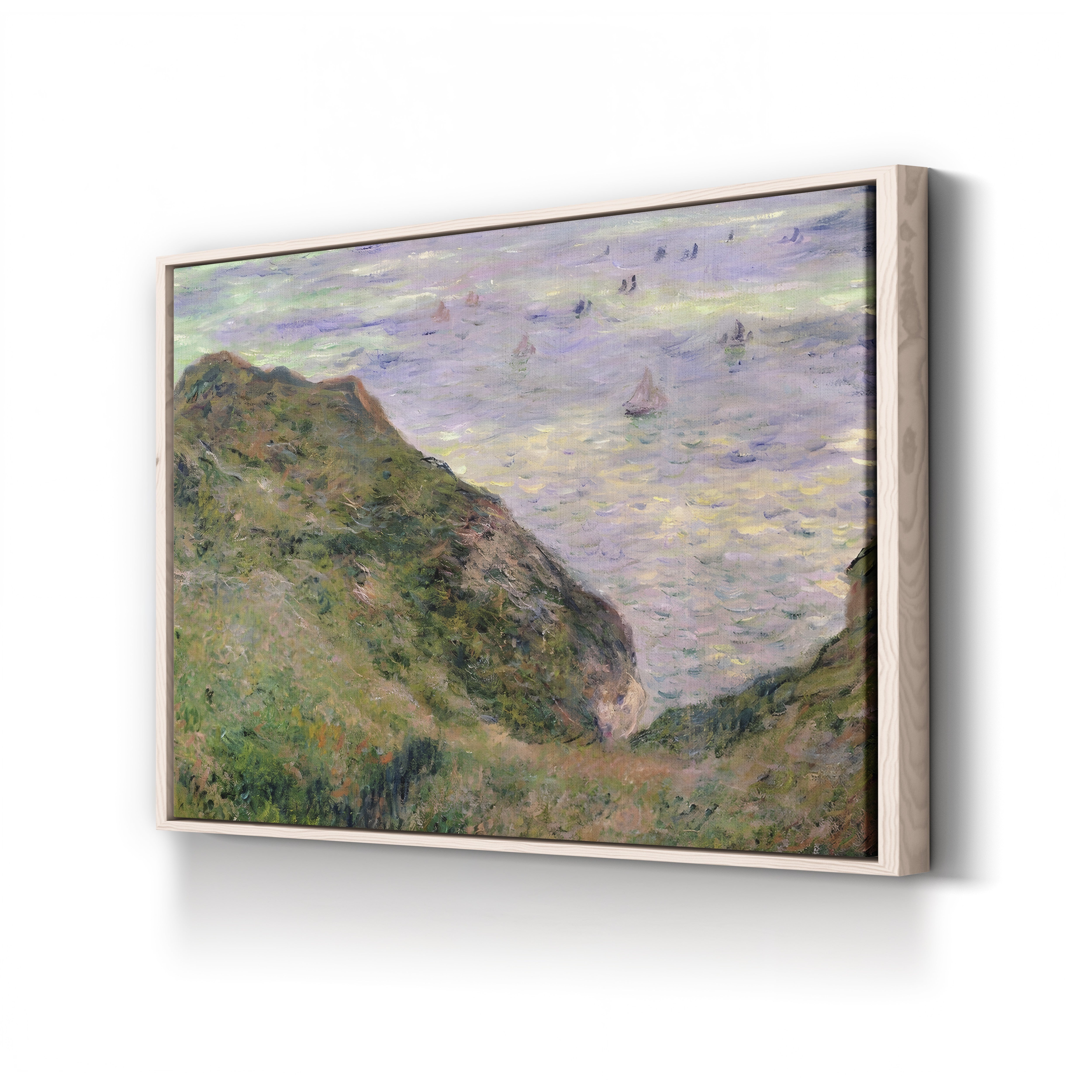 On the Cliff at Pourville (Sur la falaise à Pourville), 1882 by Claude Monet