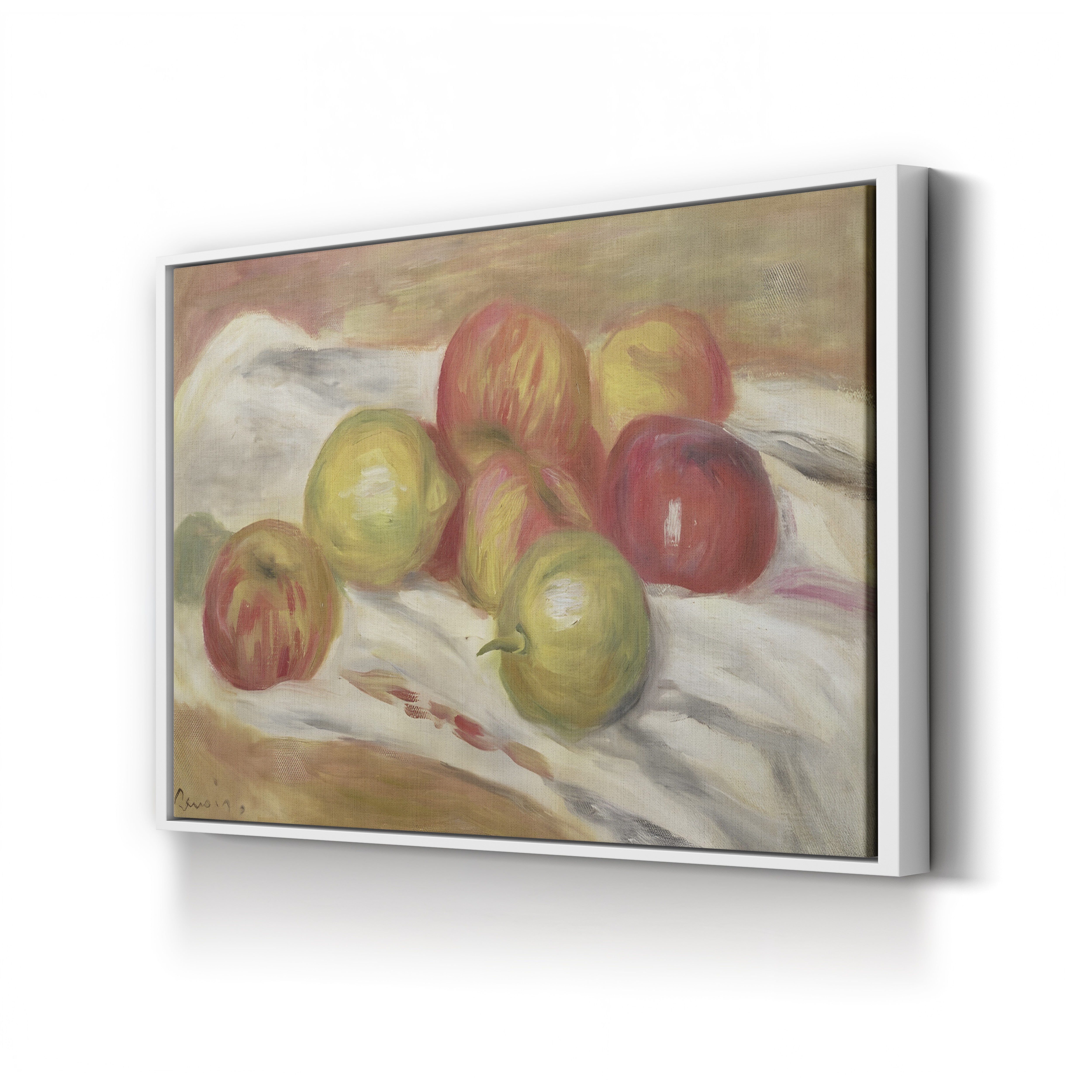 Seven Apples, 1910 – Renoir Wall Art | Impressionist Still Life Canvas Print