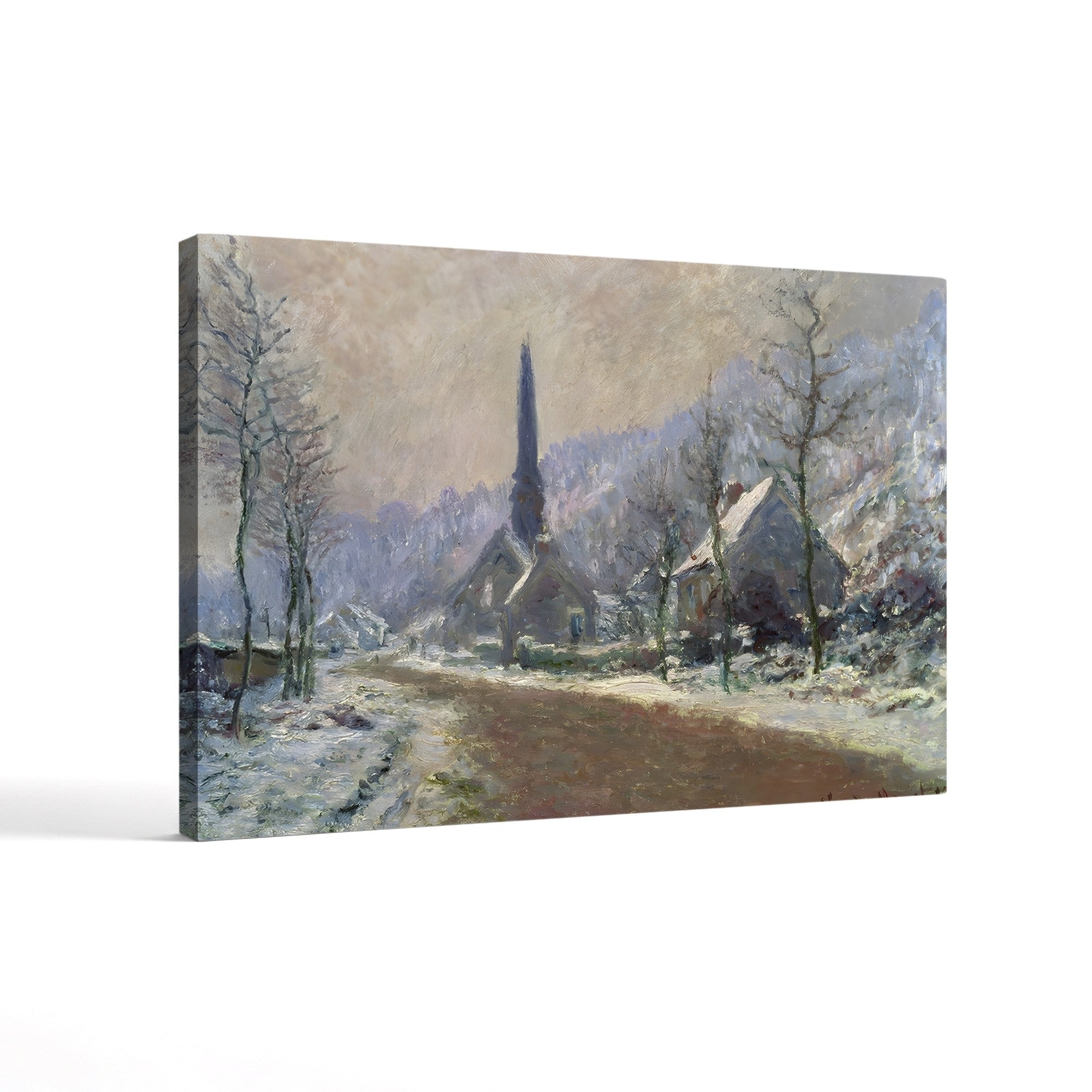The Church at Jeufosse, Snowy Weather (Église de Jeufosse, temps de neige), 1893 by Claude Monet