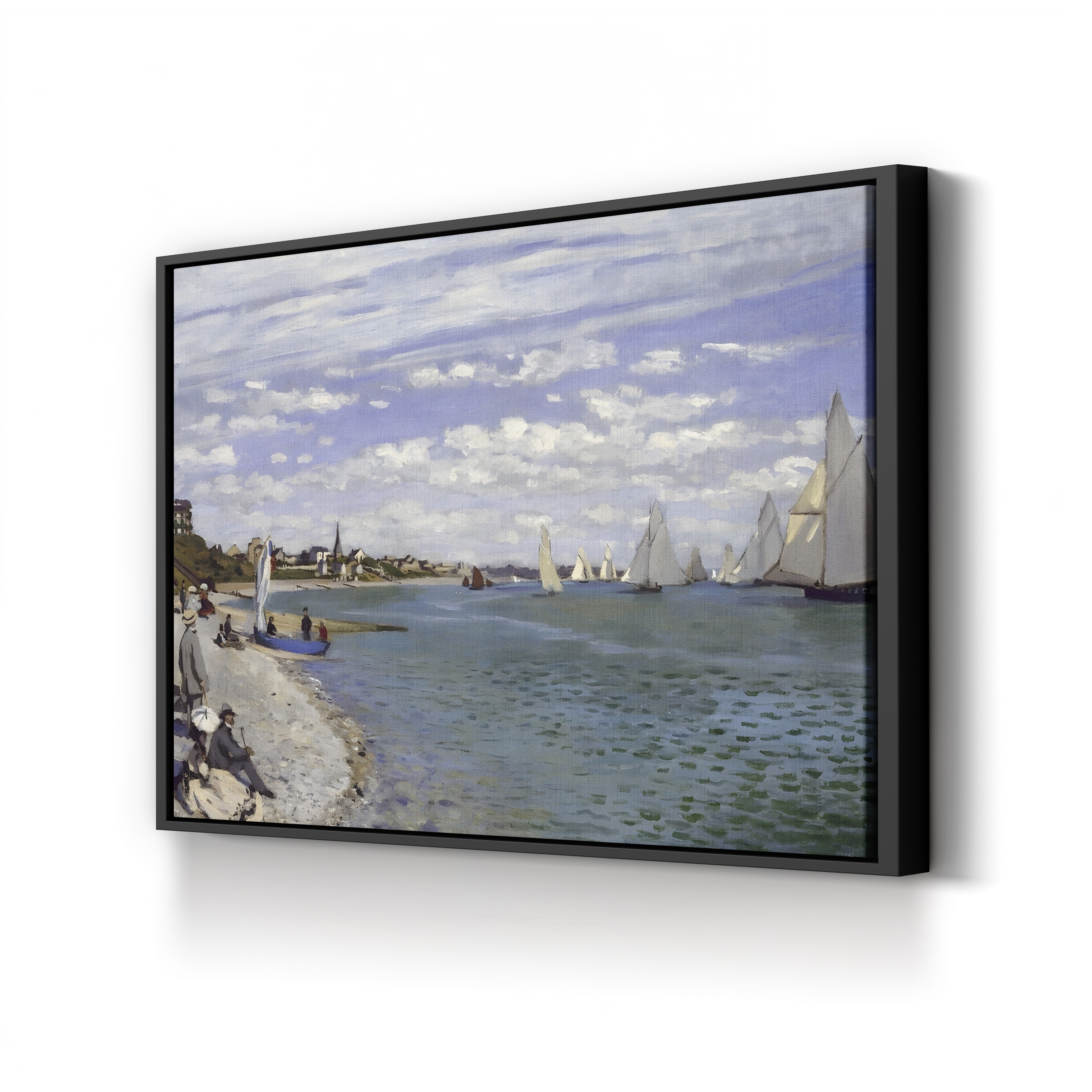 Regatta at Sainte-Adresse (Régates à Sainte-Adresse), 1867 by Claude Monet