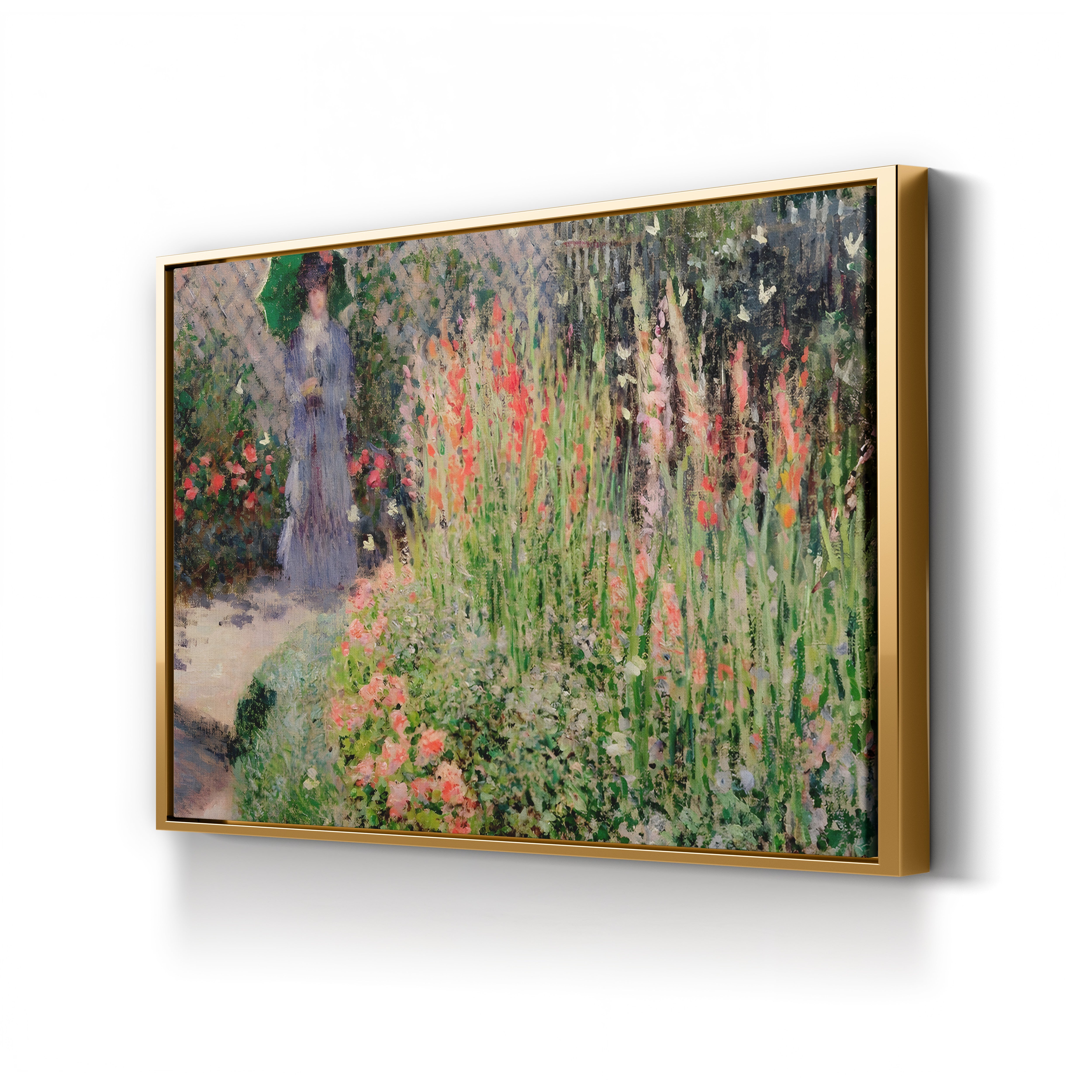 Gladioli, c. 1876 – Claude Monet Wall Art | Impressionist Floral Garden Canvas Print