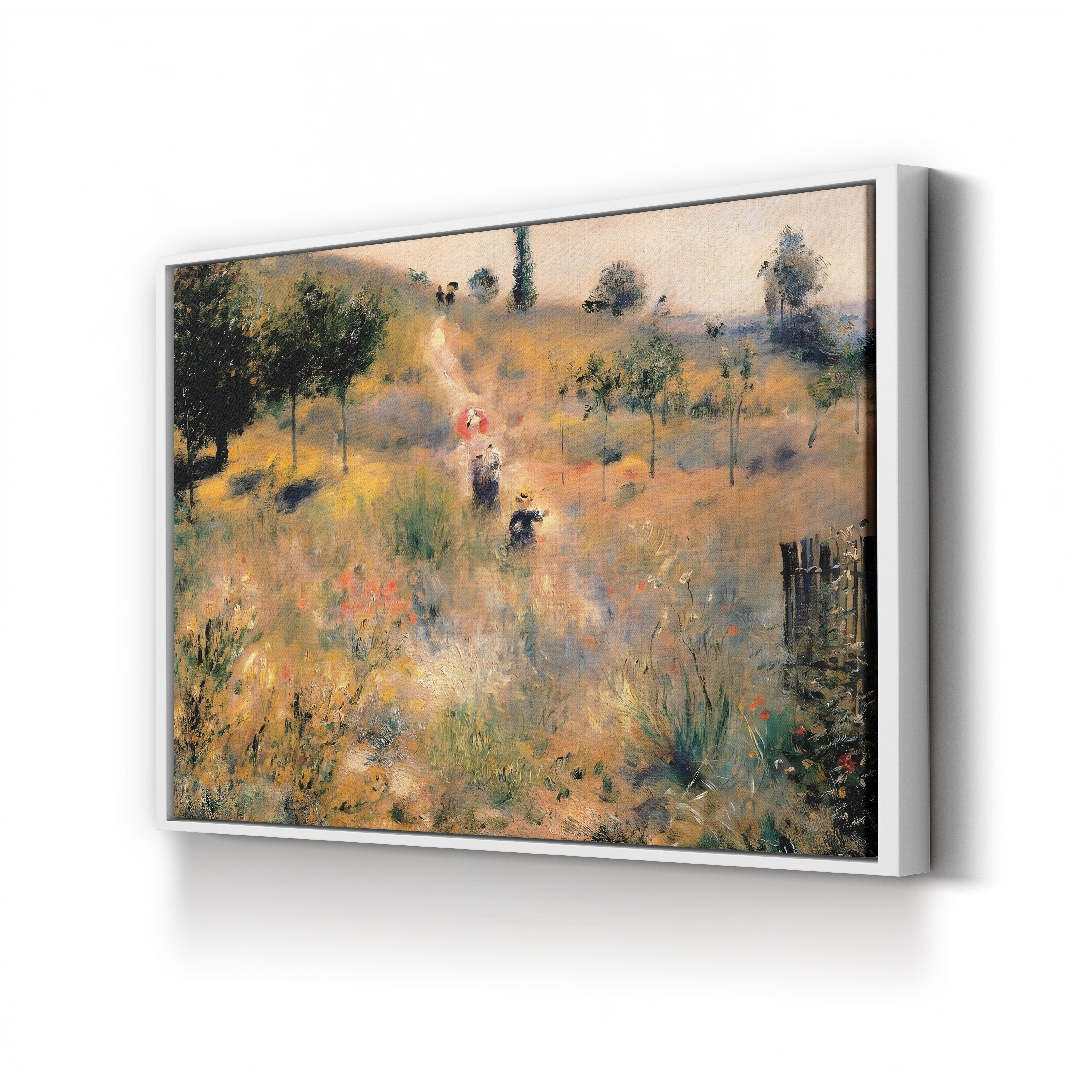 Pathway Through Tall Grass, c. 1875 – Renoir Wall Art | Impressionist Canvas