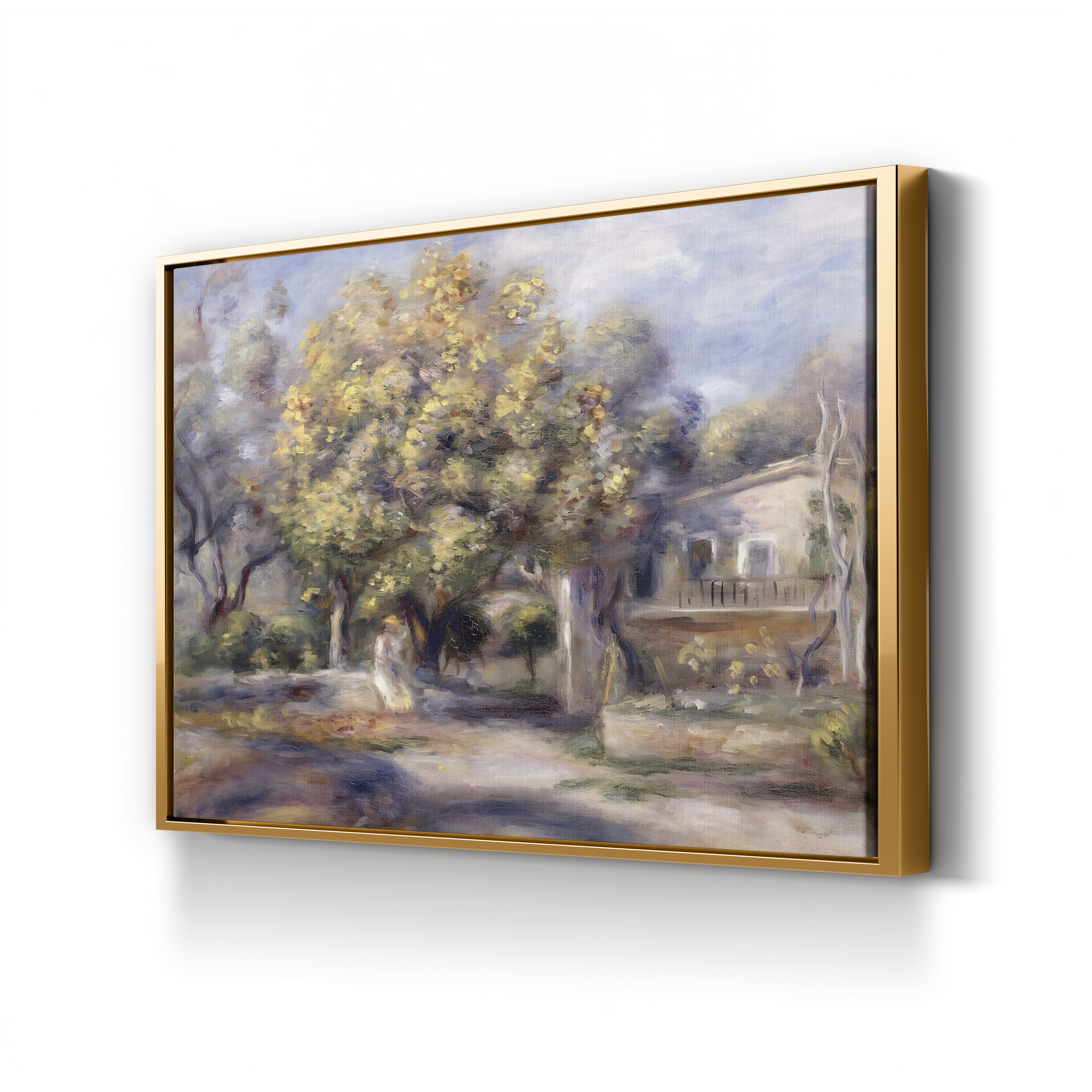 House at Cagnes, 1905 – Pierre-Auguste Renoir Wall Art | Late Impressionist Landscape Canvas Print