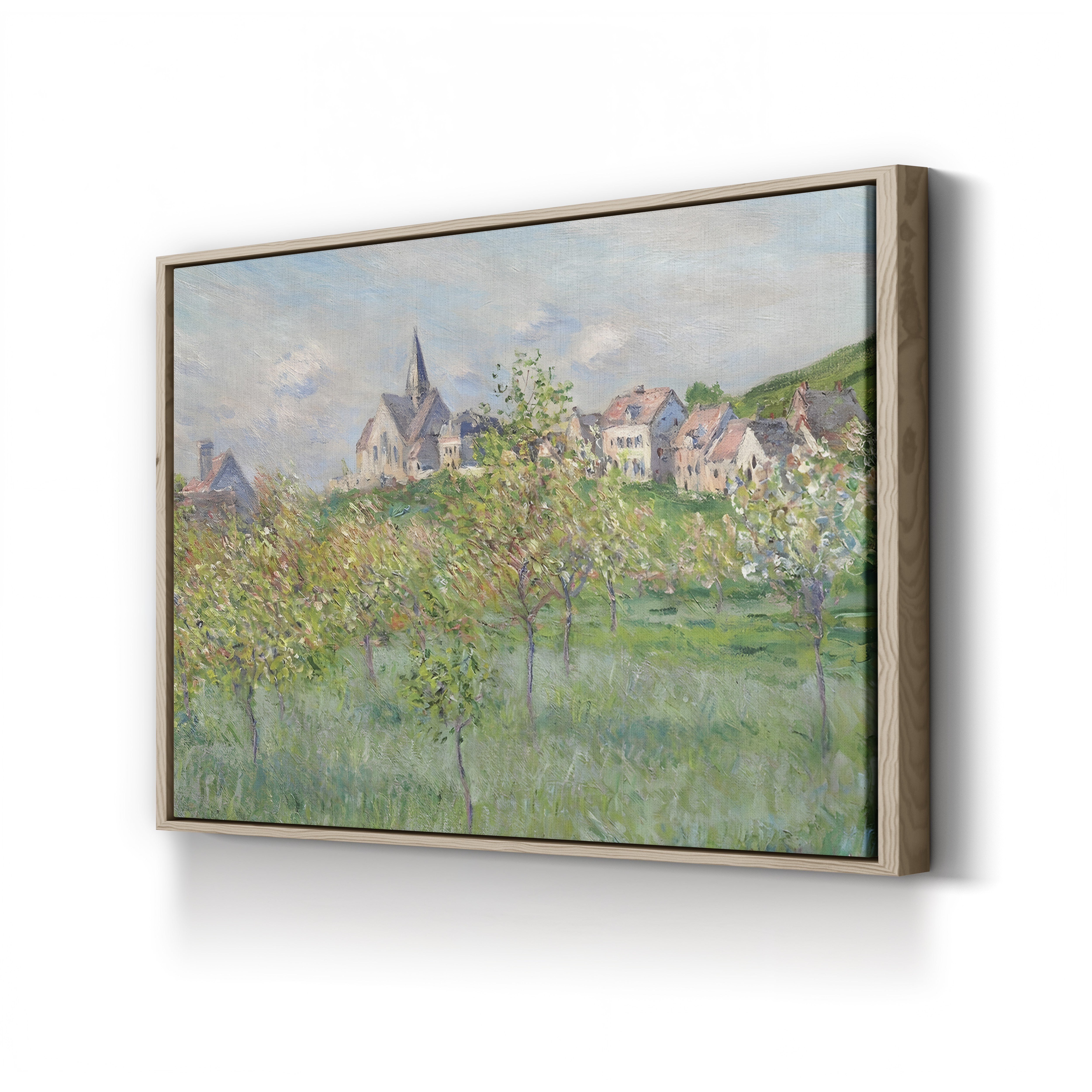 Spring in Giverny, Afternoon Effect (Printemps à Giverny, effet d’après-midi), 1885 by Claude Monet