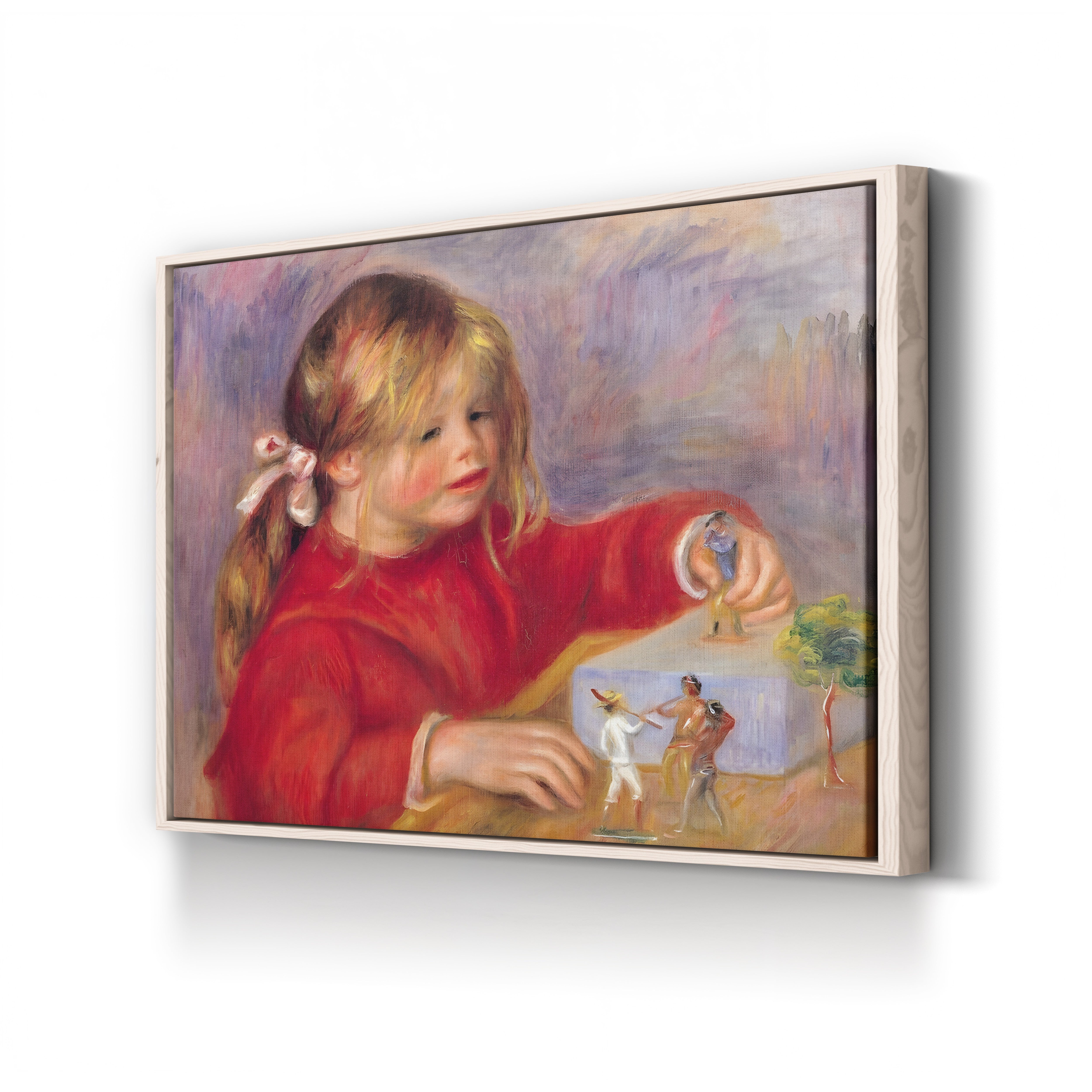 Claude Renoir at Play, 1905 – Pierre-Auguste Renoir Wall Art | Impressionist Childhood Canvas Print