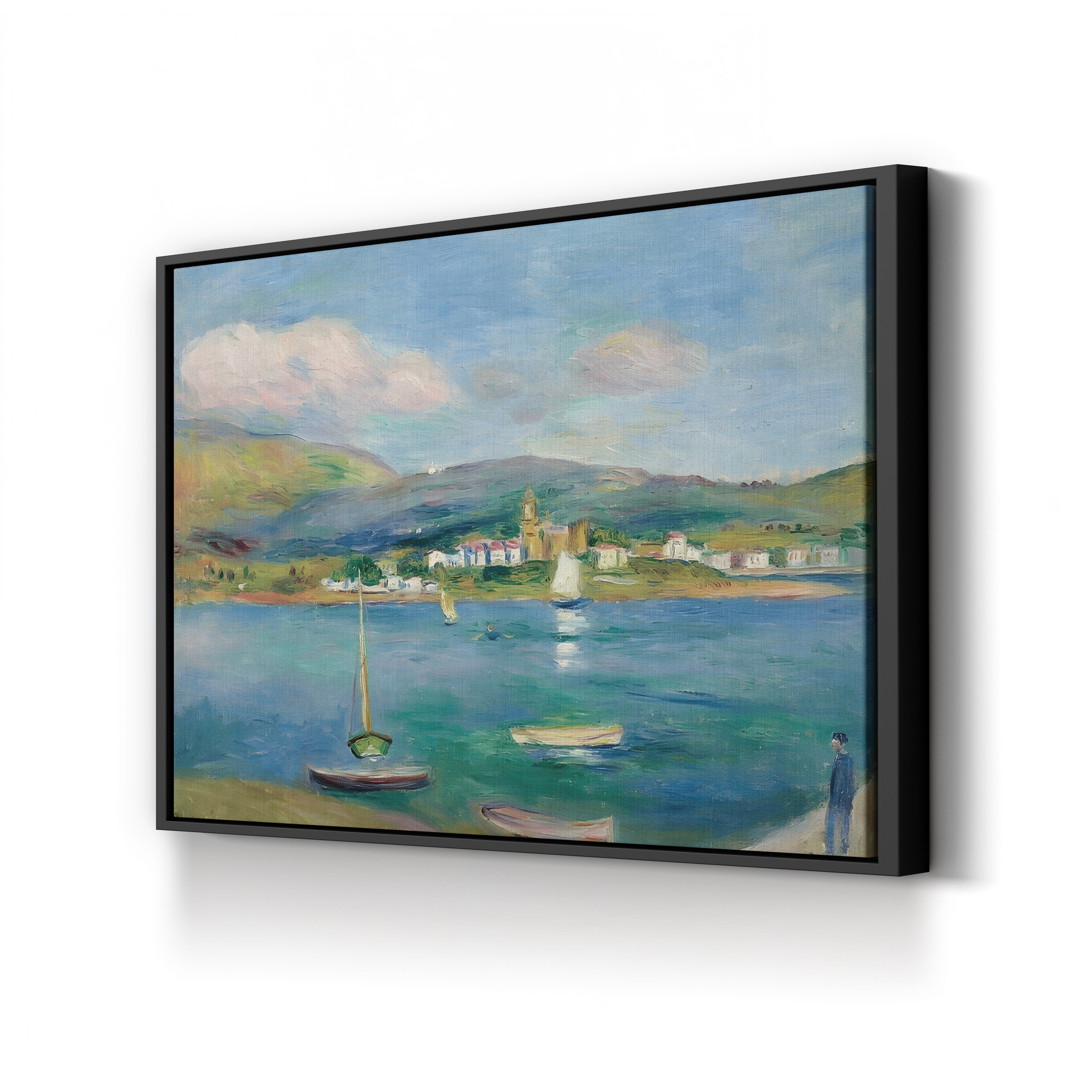 Port de Pêche, Hendaye, 1895 – Renoir Wall Art | Impressionist Canvas
