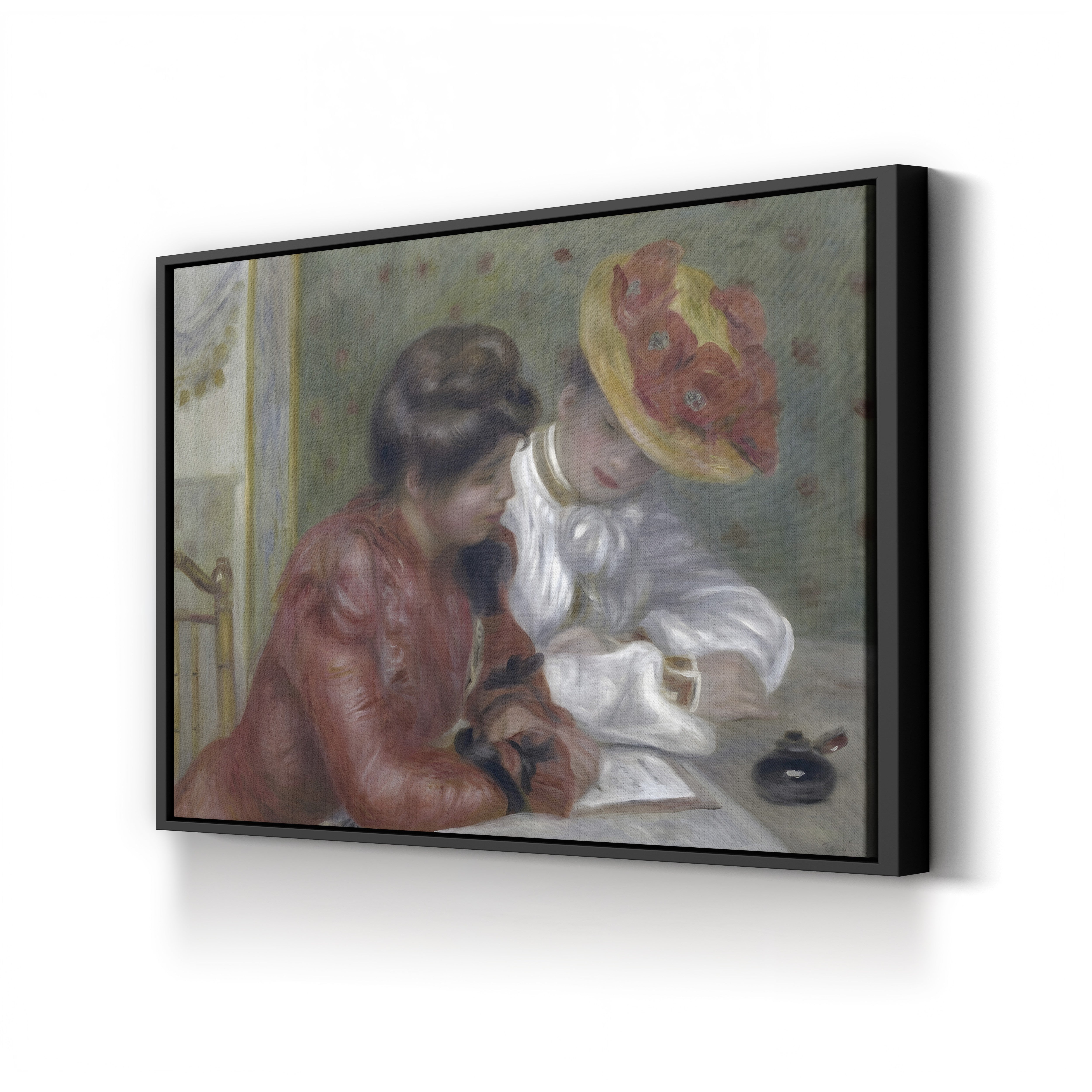 The Letter, c.1895–1900 – Pierre-Auguste Renoir Wall Art | Impressionist Interior Canvas Print