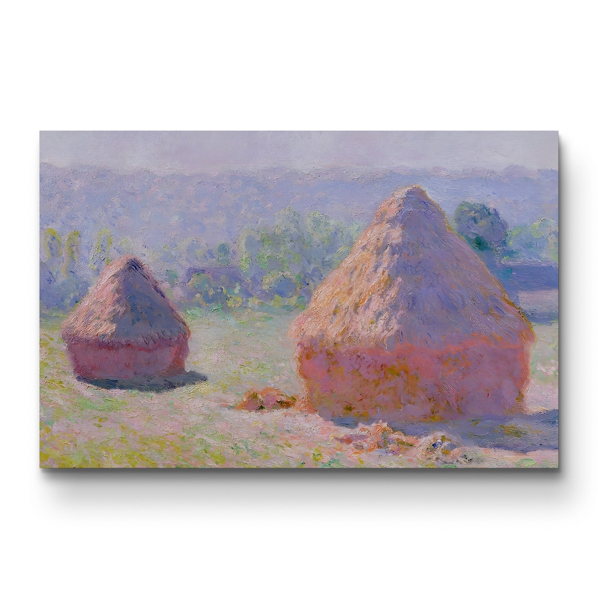 Grainstacks at the End of Summer, Morning Effect, 1891 – Claude Monet Wall Art | Impressionist Series Print