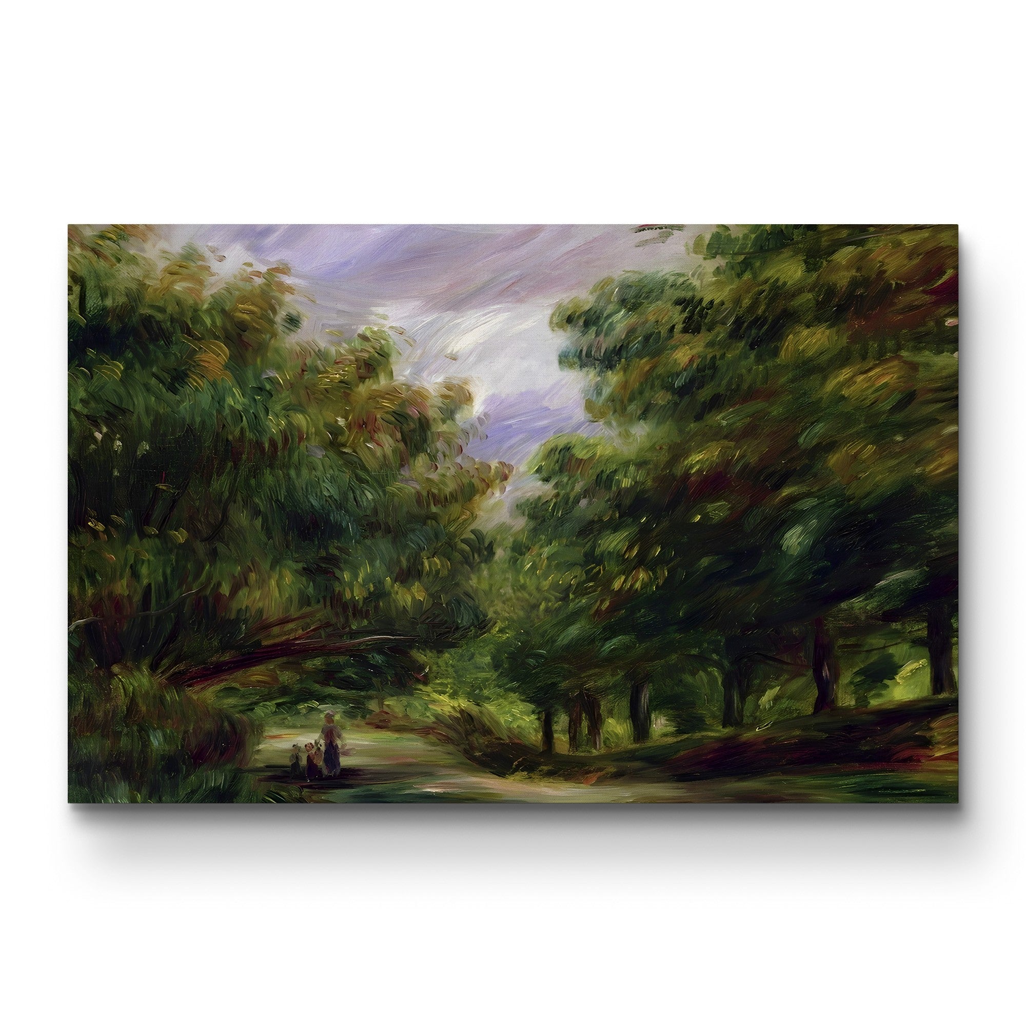 The Road near Cagnes, 1905 – Pierre-Auguste Renoir Wall Art | Impressionist Landscape Canvas Print