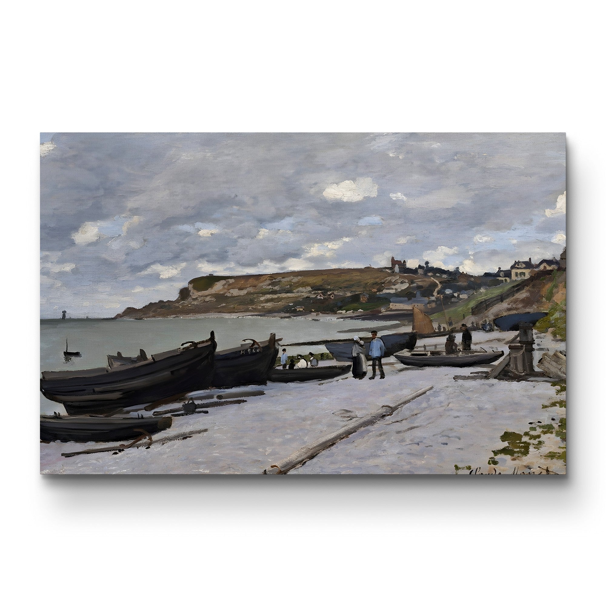 Sainte-Adresse (Bateaux de pêche sur le rivage), 1867 by Claude Monet