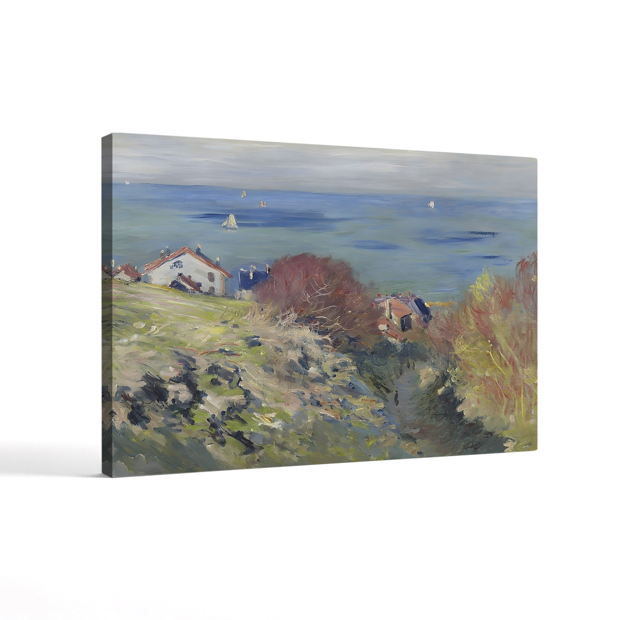 Houses on the Cliff at Pourville by Claude Monet