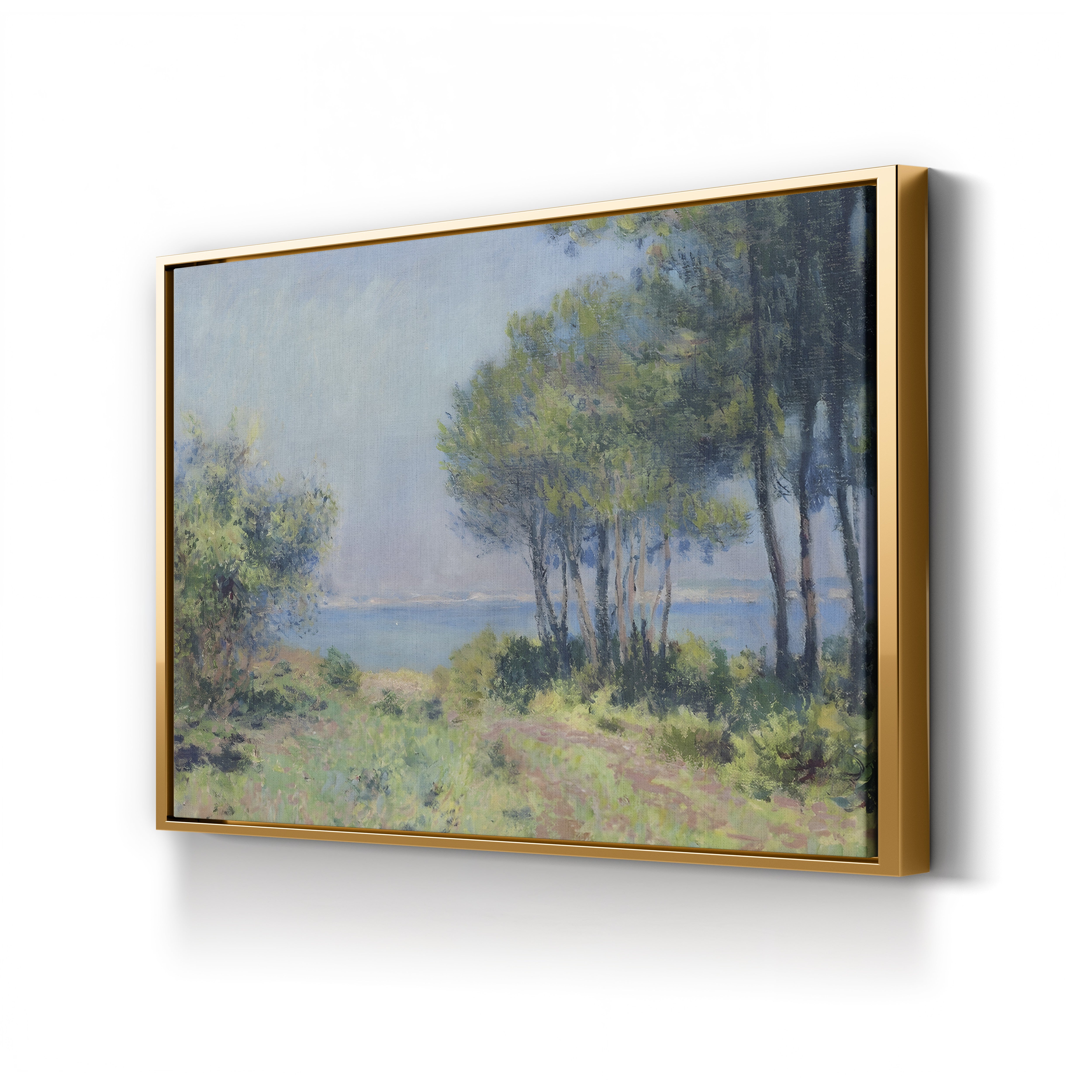 Fir Trees at Varengeville (Les Sapins à Varengeville), 1882 – Claude Monet Wall Art | Impressionist Norman Clifftop Canvas Print