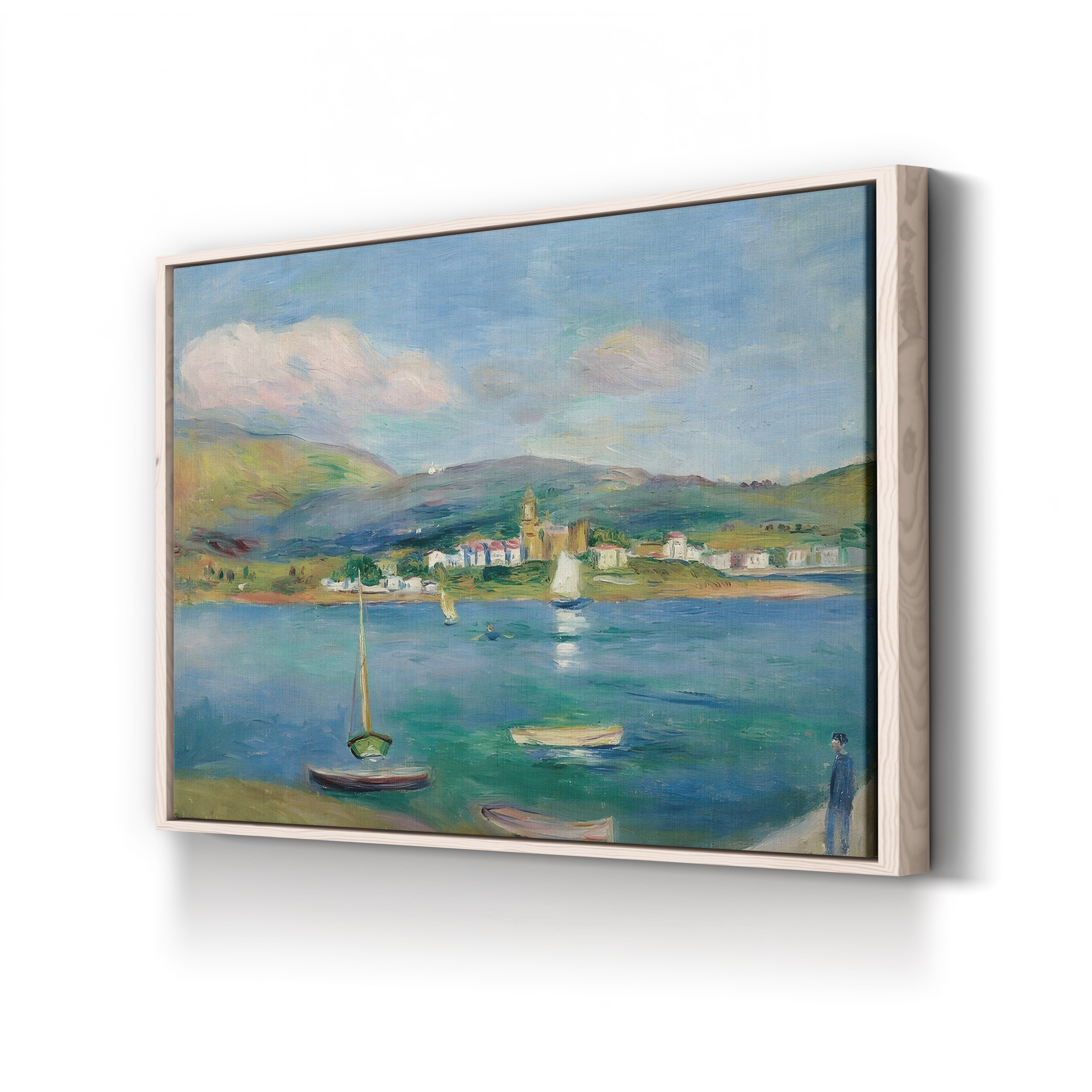 Port de Pêche, Hendaye, 1895 – Renoir Wall Art | Impressionist Canvas
