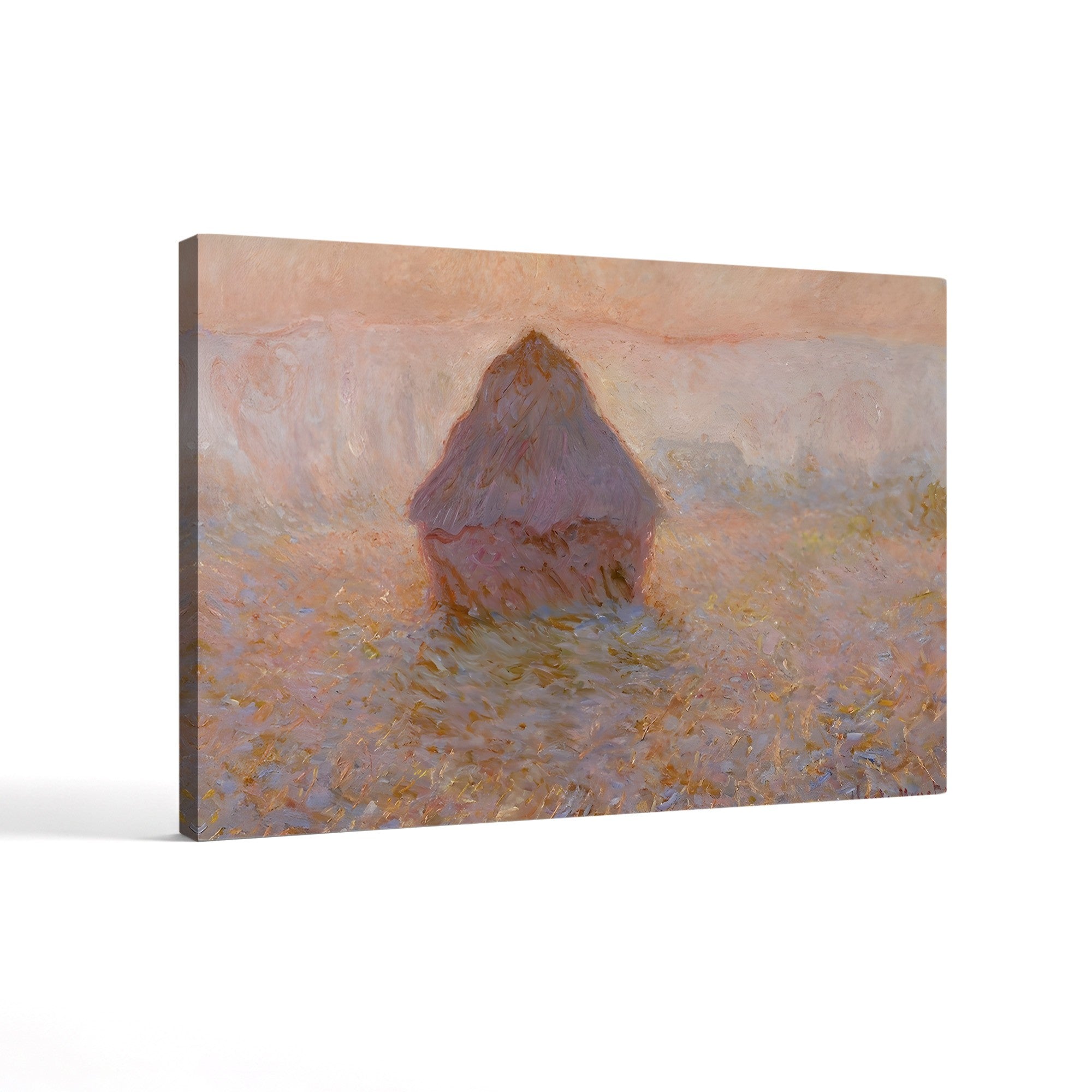 Grainstack, Sun in the Mist, 1891 – Claude Monet Wall Art | Impressionist Series Canvas Print