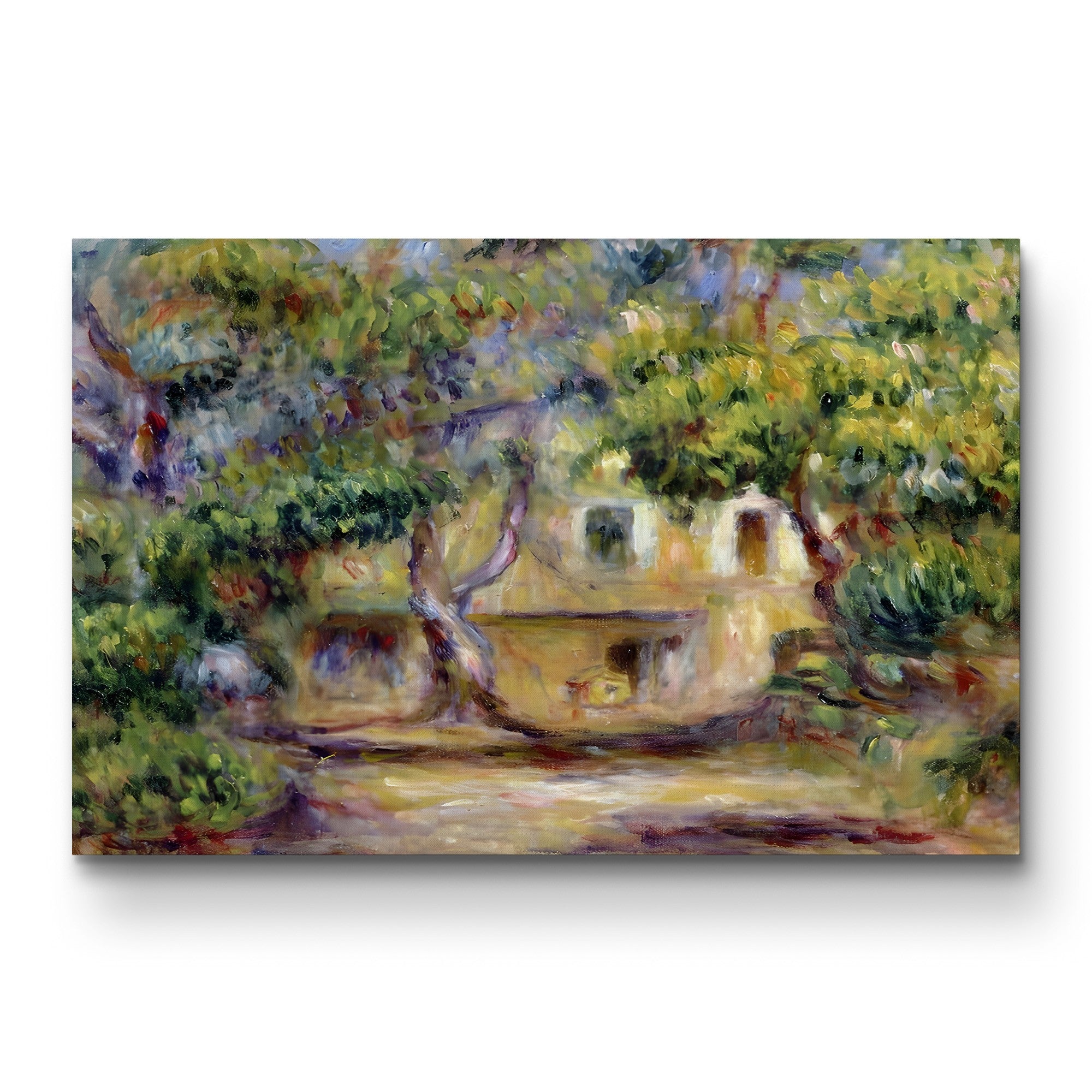 The Farm at Les Collettes, c.1915 – Pierre-Auguste Renoir Wall Art | Impressionist Provençal Canvas Print