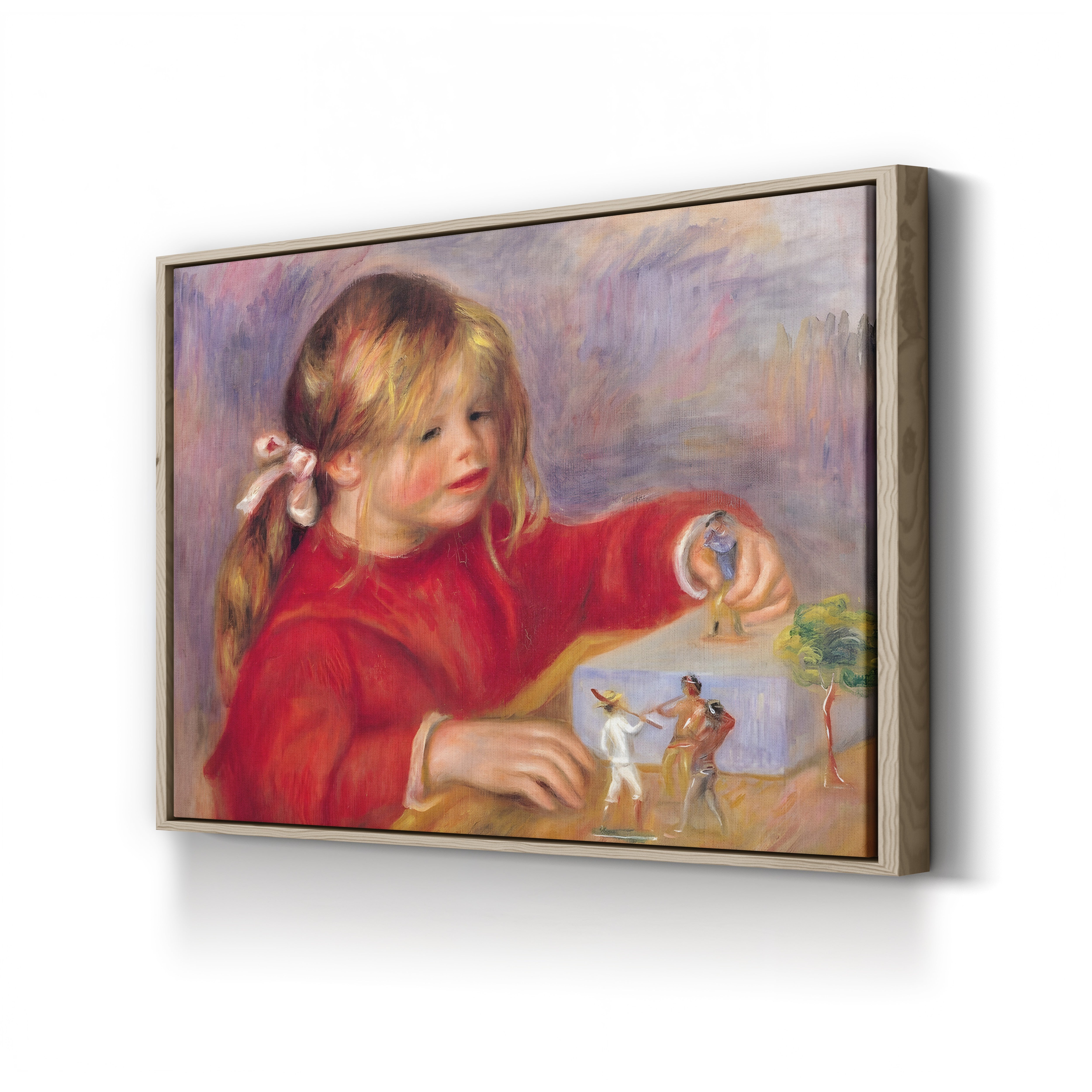 Claude Renoir at Play, 1905 – Pierre-Auguste Renoir Wall Art | Impressionist Childhood Canvas Print