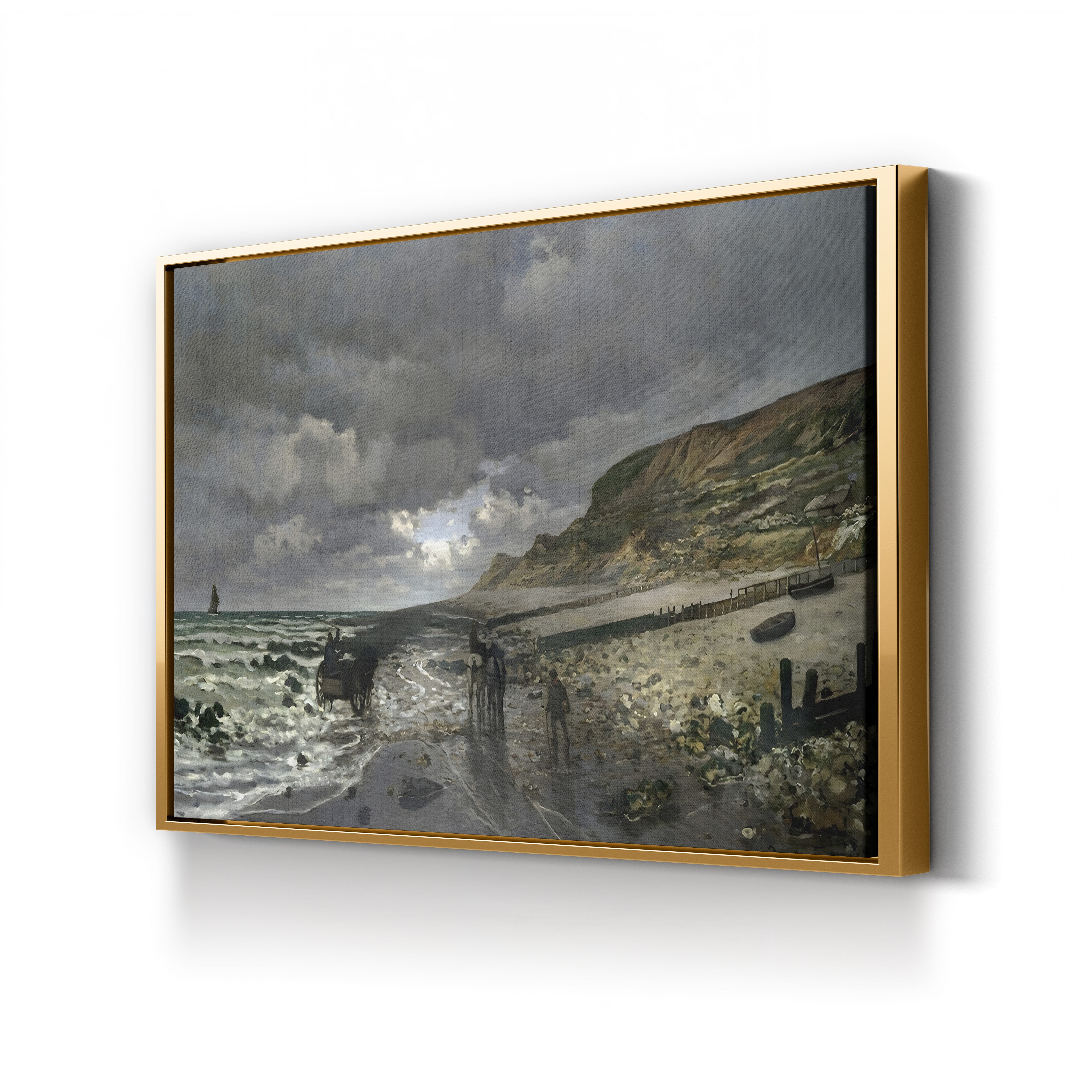 La Pointe de la Hève at Low Tide (La Pointe de la Hève à Marée Basse), 1865 by Claude Monet