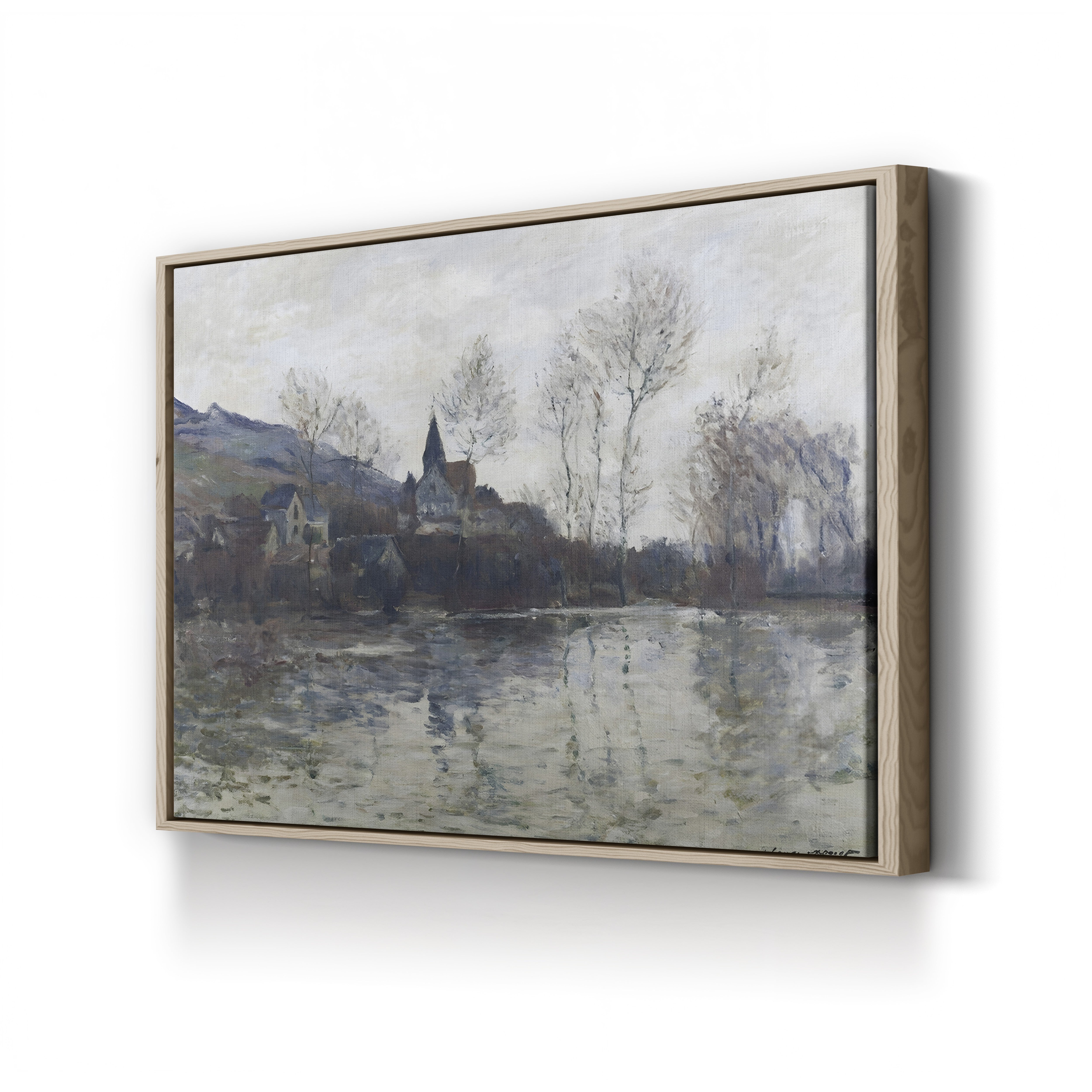 The Flood at Giverny (L’Inondation à Giverny), 1886 by Claude Monet