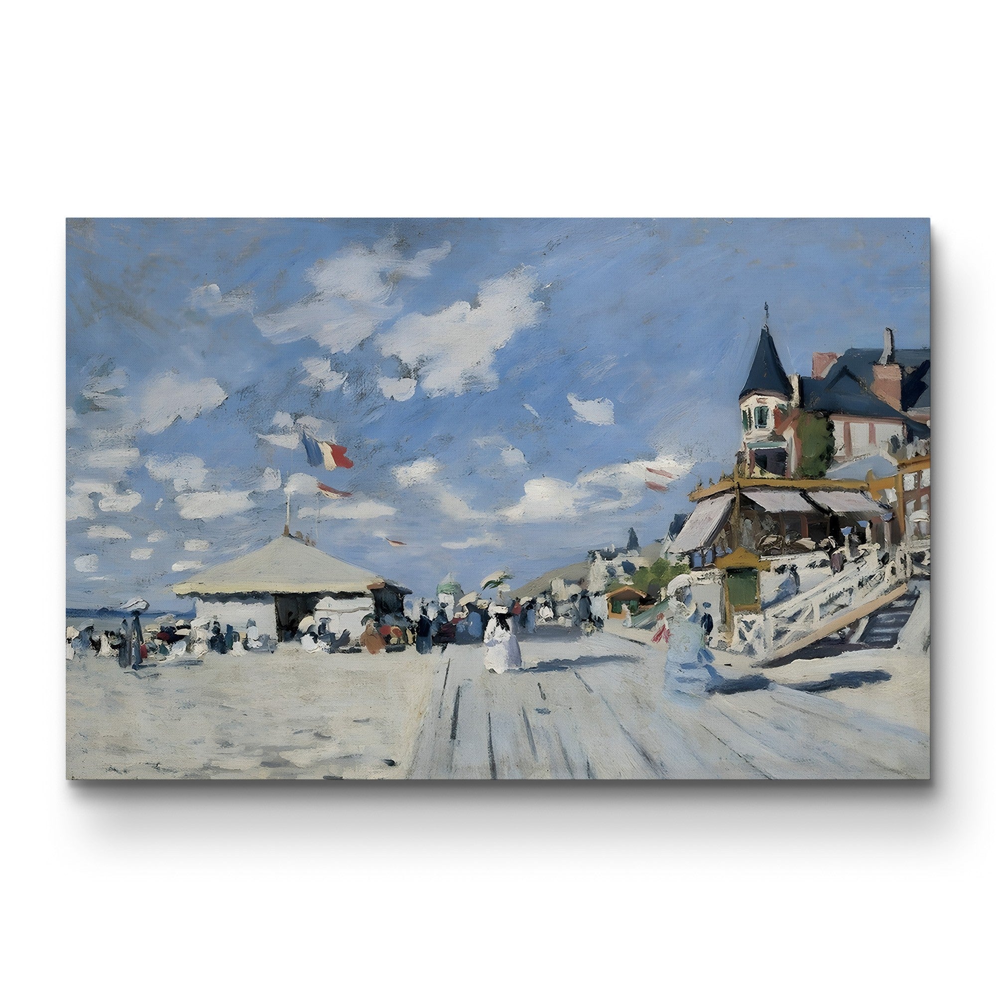 The Boardwalk at Trouville, 1870 by Claude Monet
