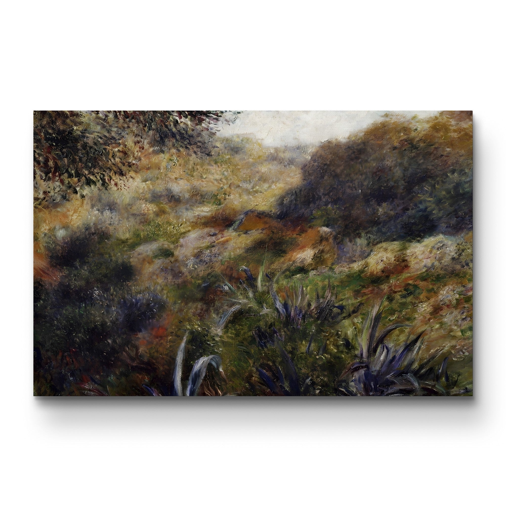 Algerian Landscape, 1881 – Pierre-Auguste Renoir Wall Art | Impressionist Landscape Canvas Print