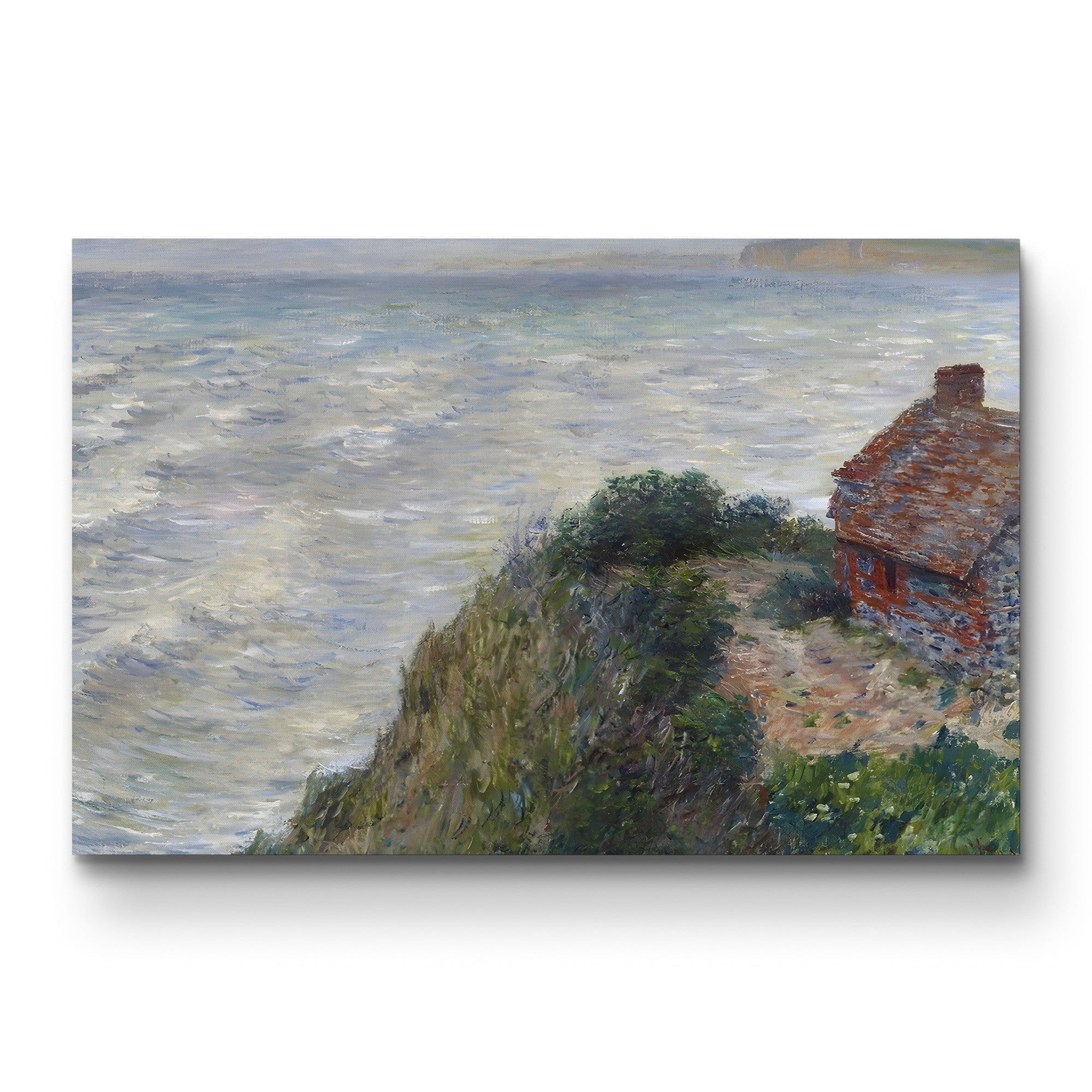 Fisherman's House at Petit-Ailly, 1882 – Claude Monet Wall Art | Impressionist Normandy Coastal Print