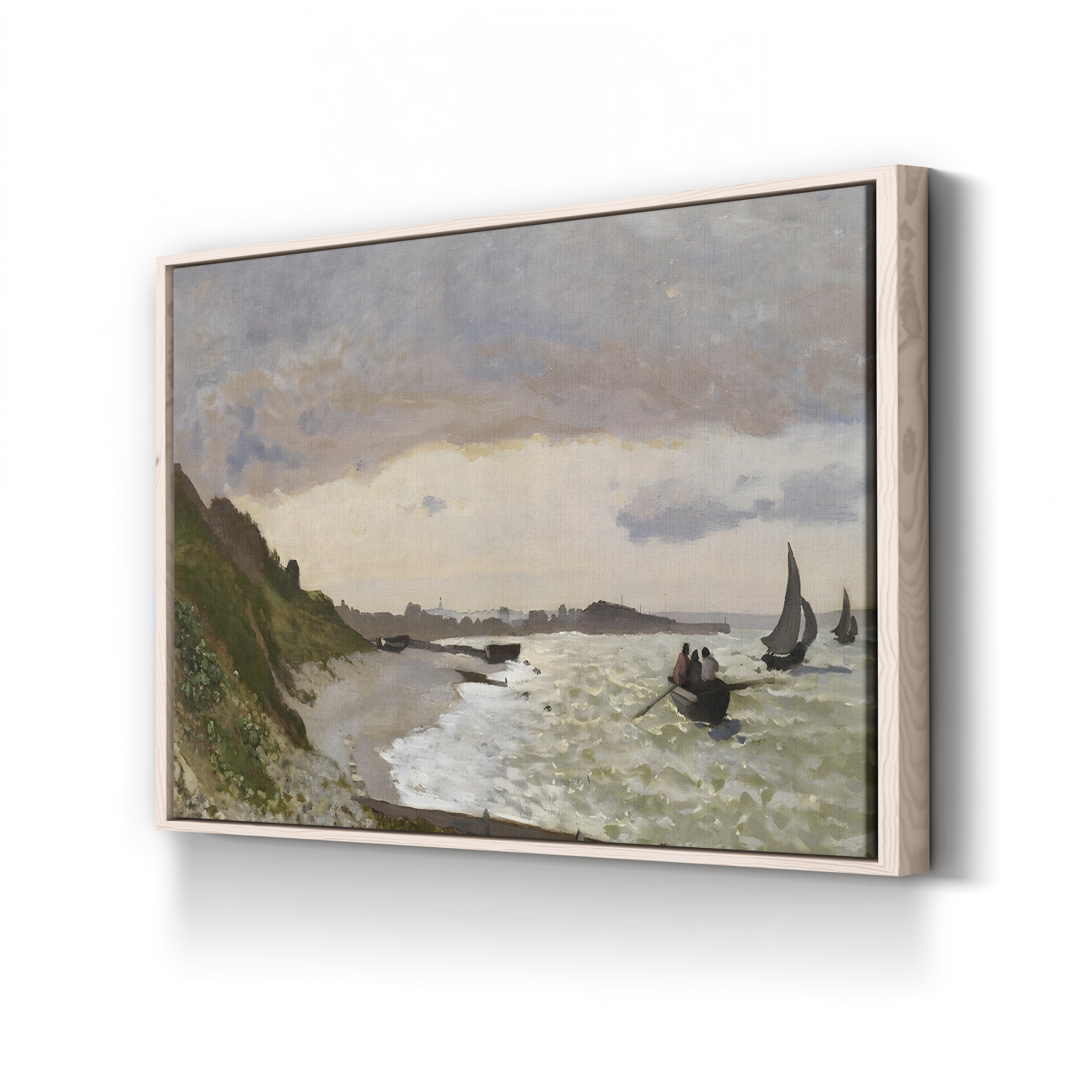 The Seashore at Sainte-Adresse (Le Bord de mer à Sainte-Adresse), 1864 by Claude Monet