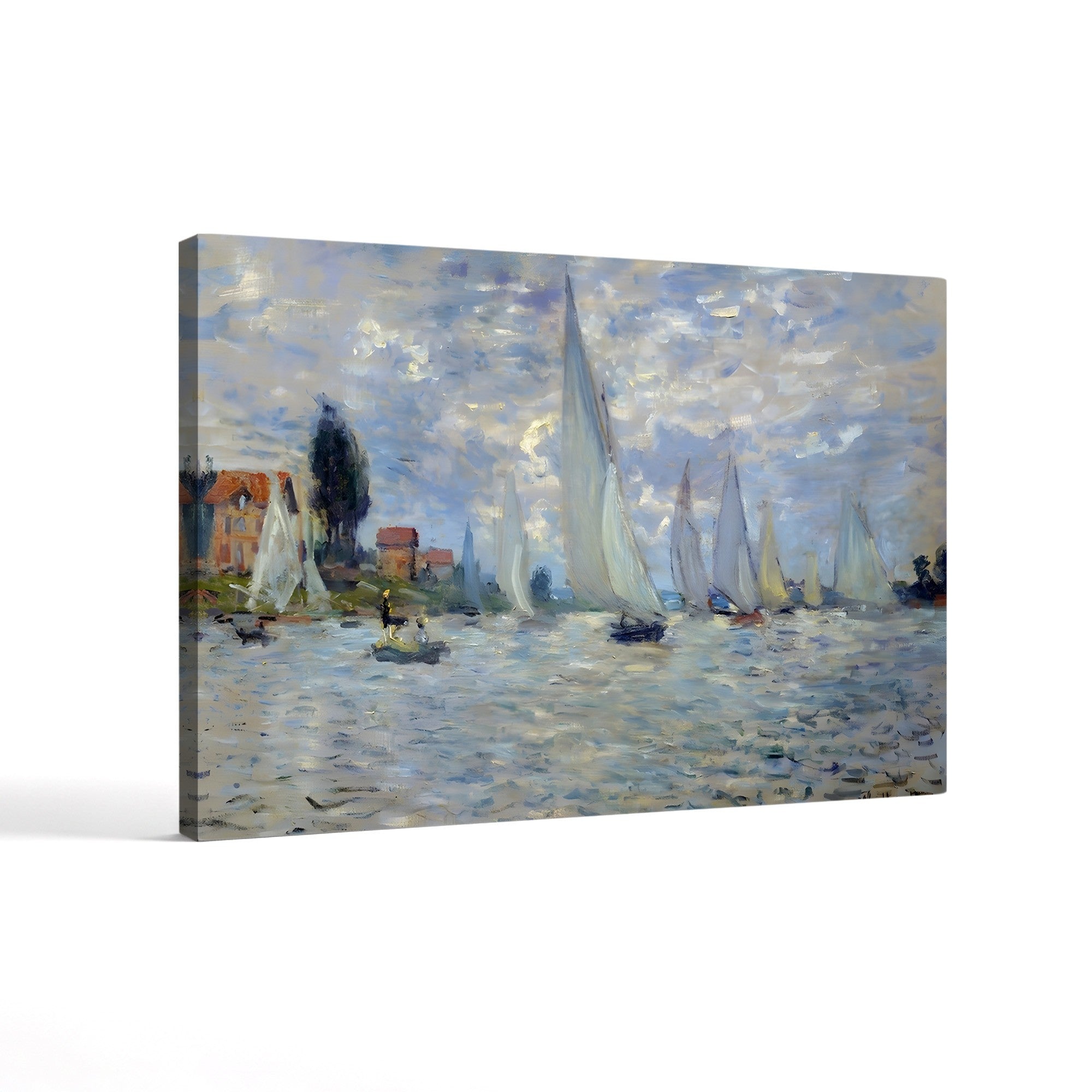 The Boats, Regatta at Argenteuil (Les Barques, régates à Argenteuil), 1874 by Claude Monet
