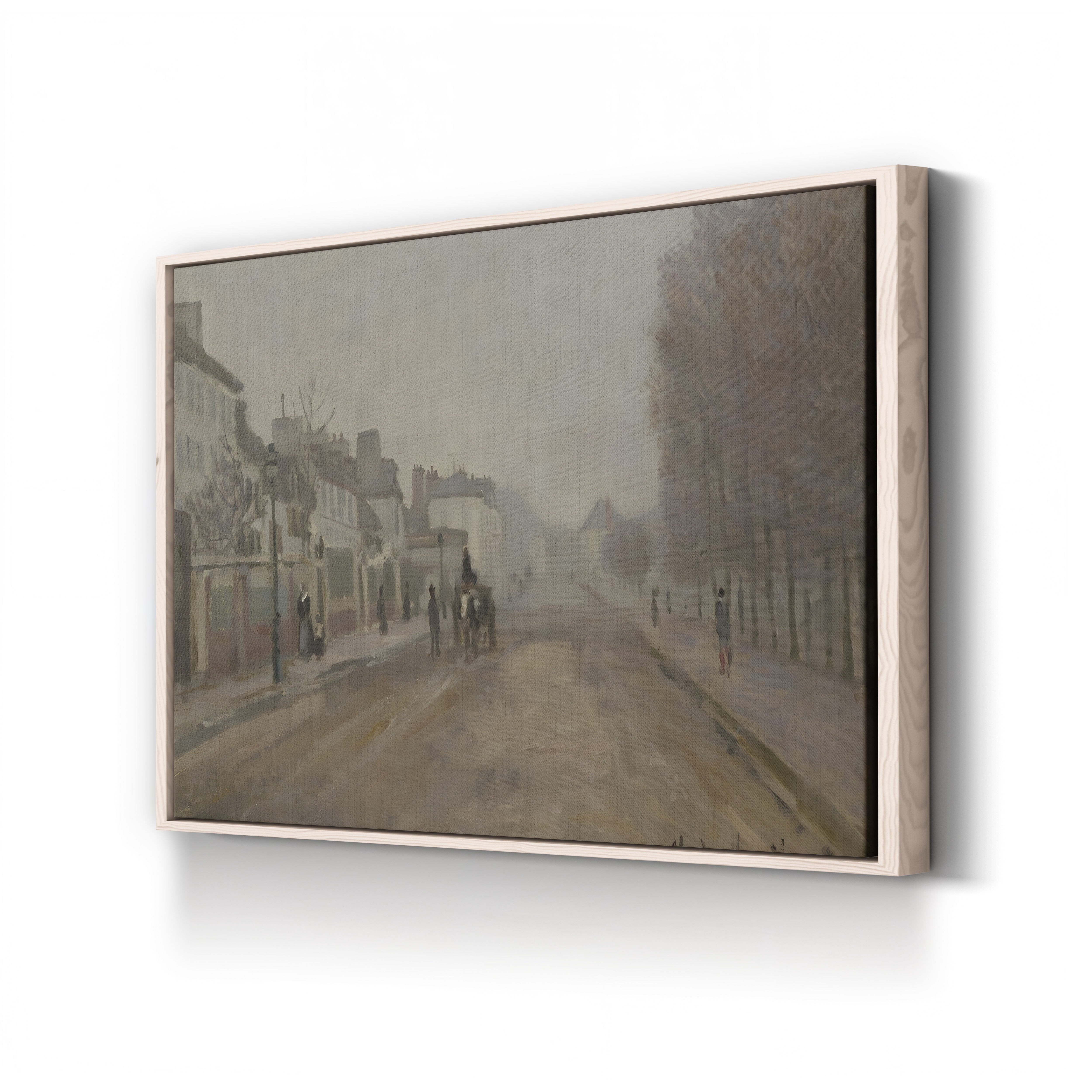 Boulevard Héloïse, Argenteuil, 1872 – Claude Monet Wall Art | Early Impressionist Canvas Print