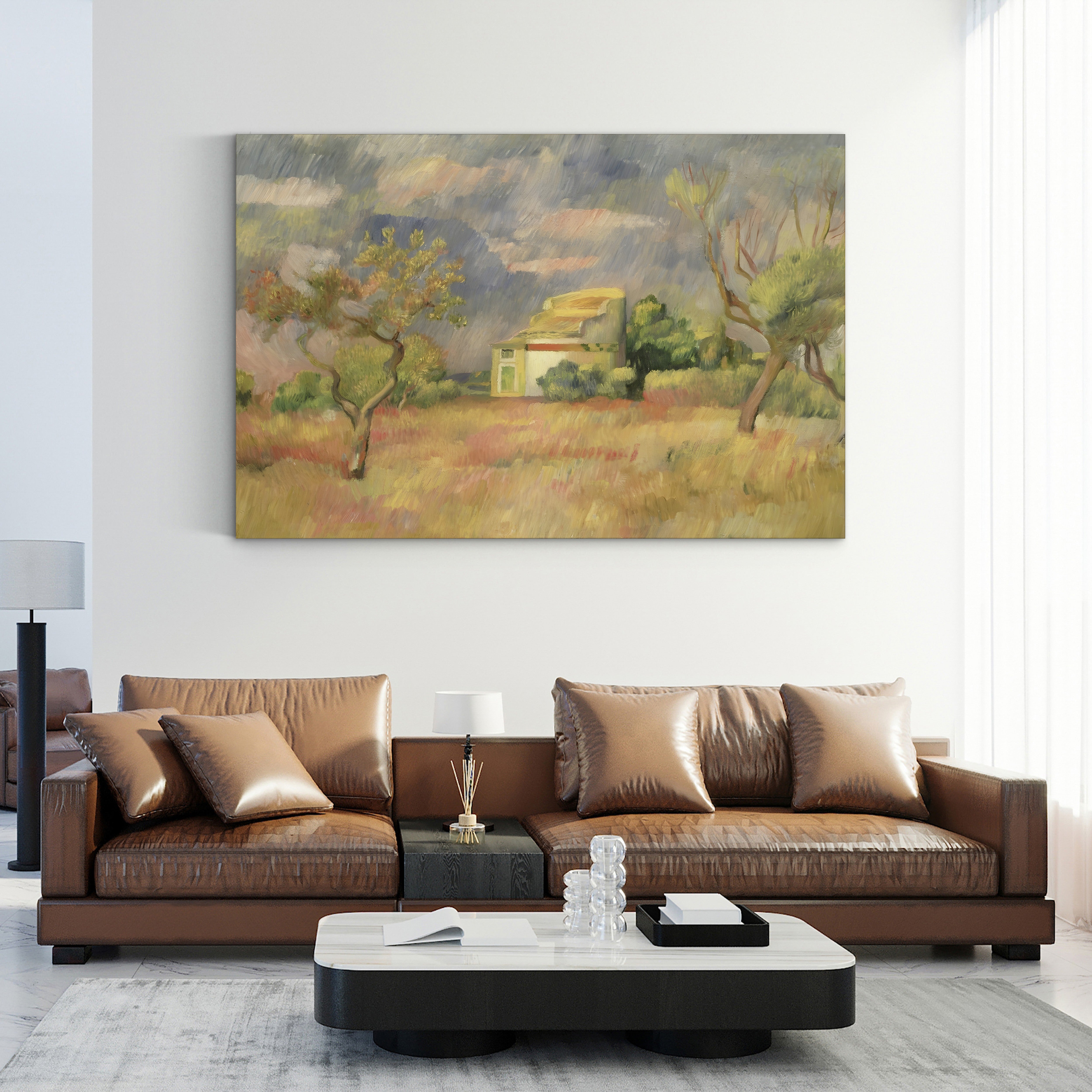 Dovecote at Bellevue – Pierre-Auguste Renoir Wall Art | Impressionist Landscape Canvas Print