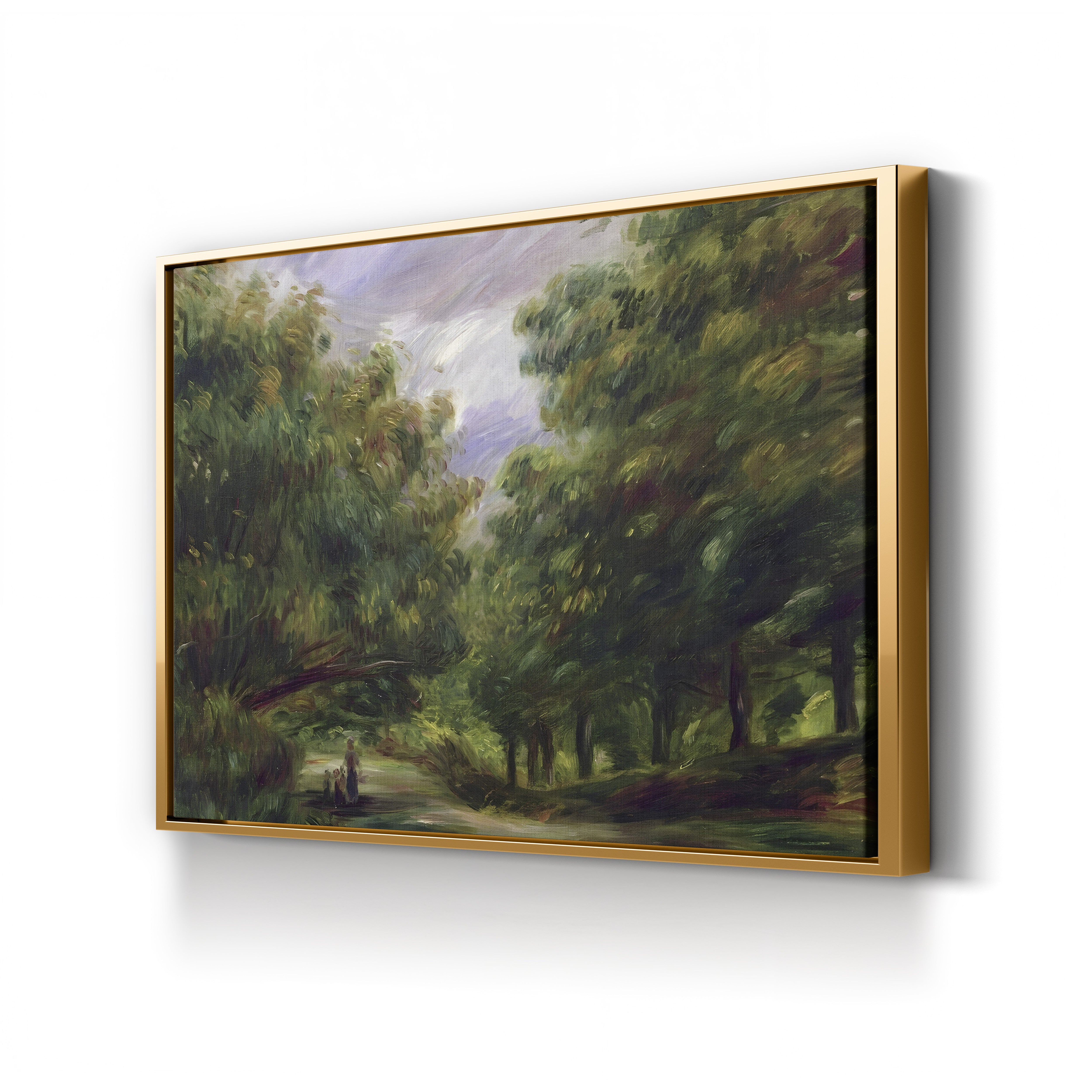 The Road near Cagnes, 1905 – Pierre-Auguste Renoir Wall Art | Impressionist Landscape Canvas Print