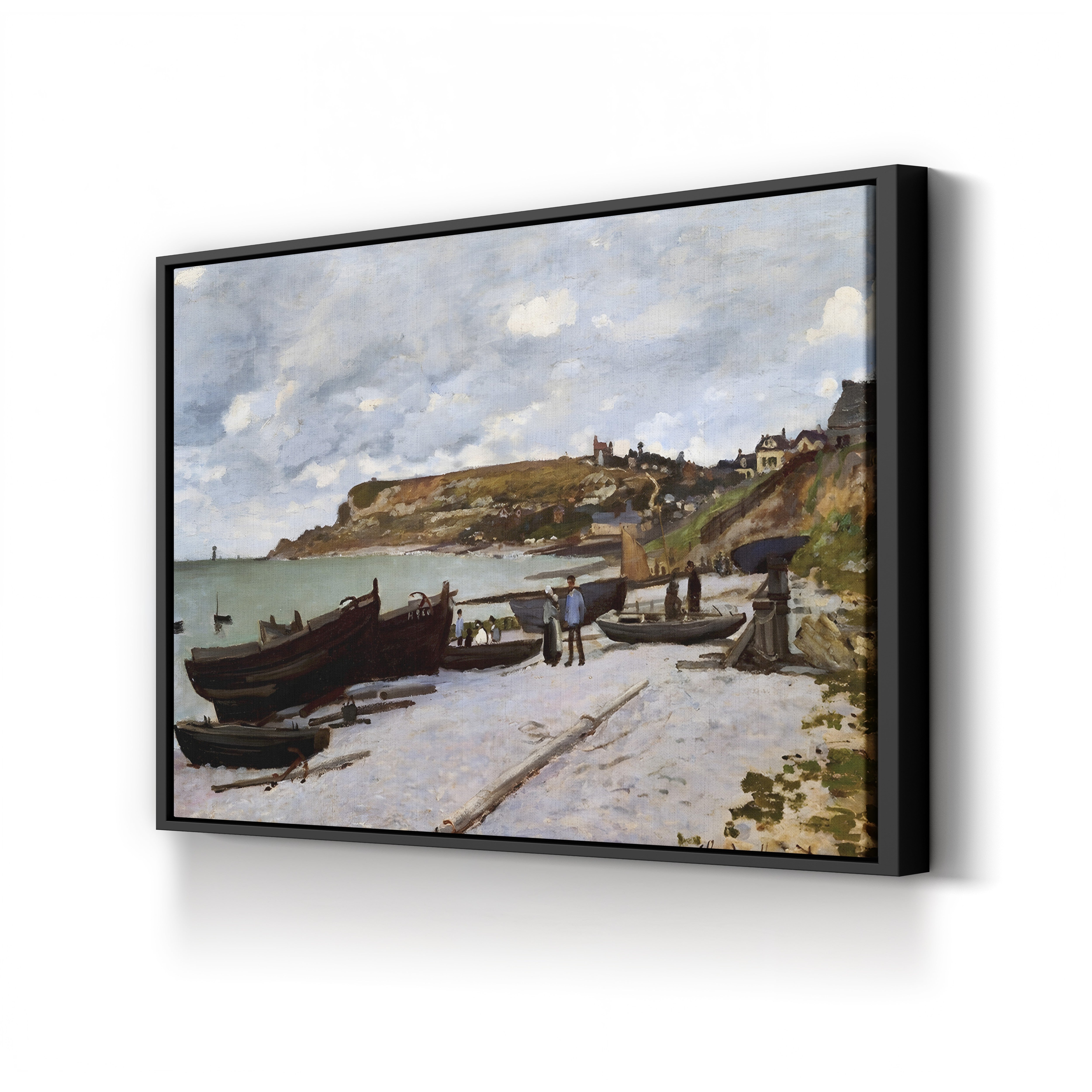 Sainte-Adresse (Bateaux de pêche sur le rivage), 1867 by Claude Monet