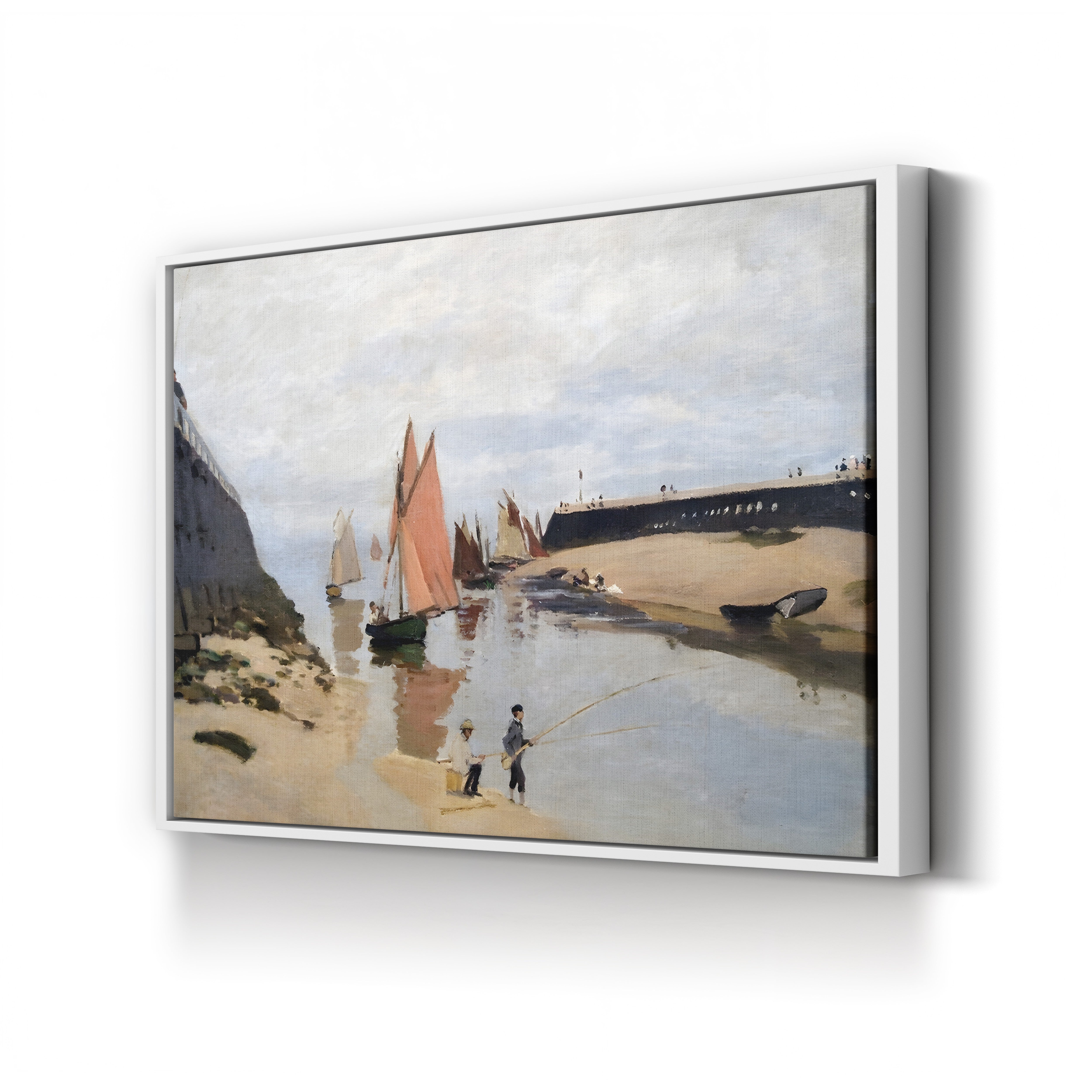 The Harbour at Trouville (Le Port de Trouville), 1870 by Claude Monet