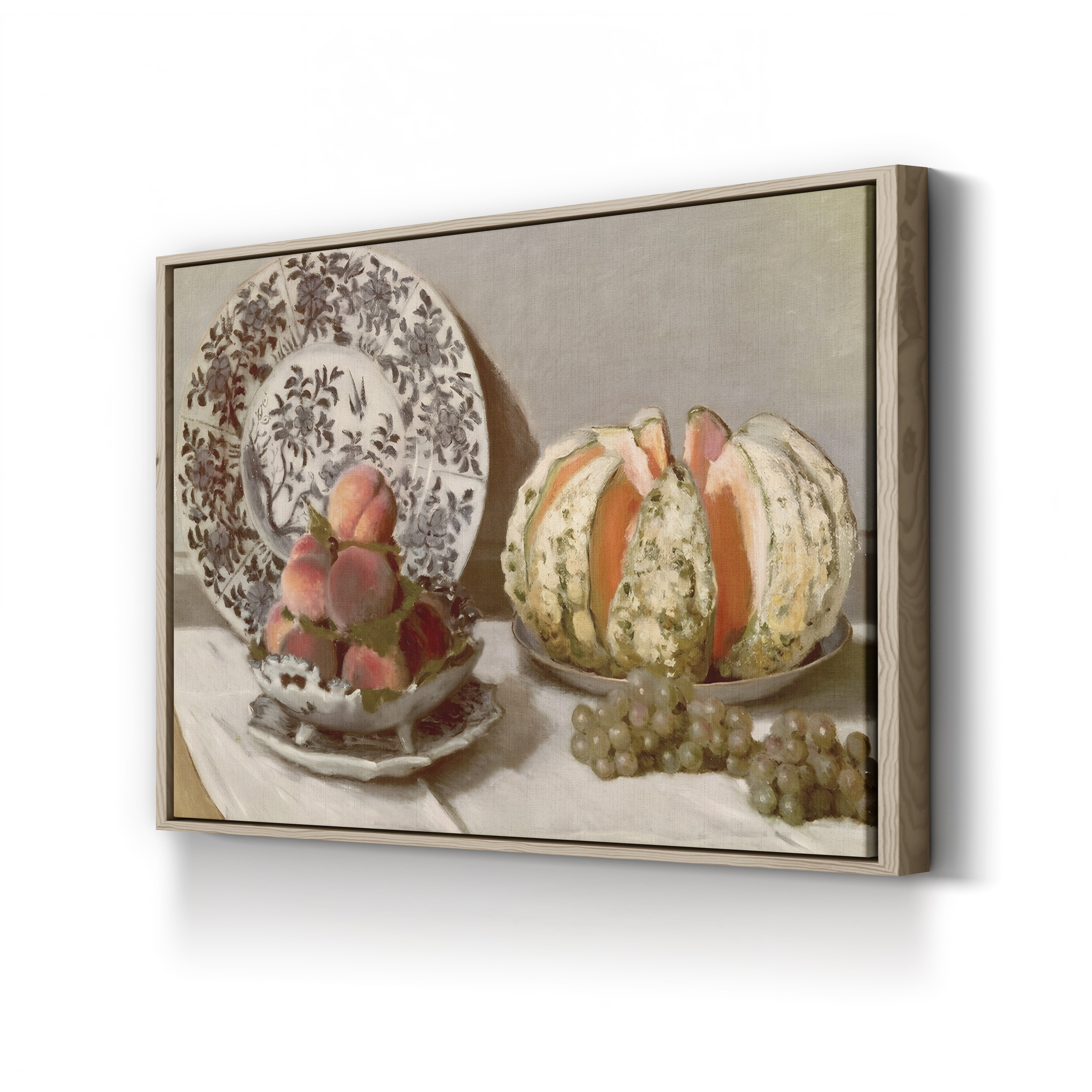 Still Life with a Melon (Nature morte au melon), 1872 by Claude Monet