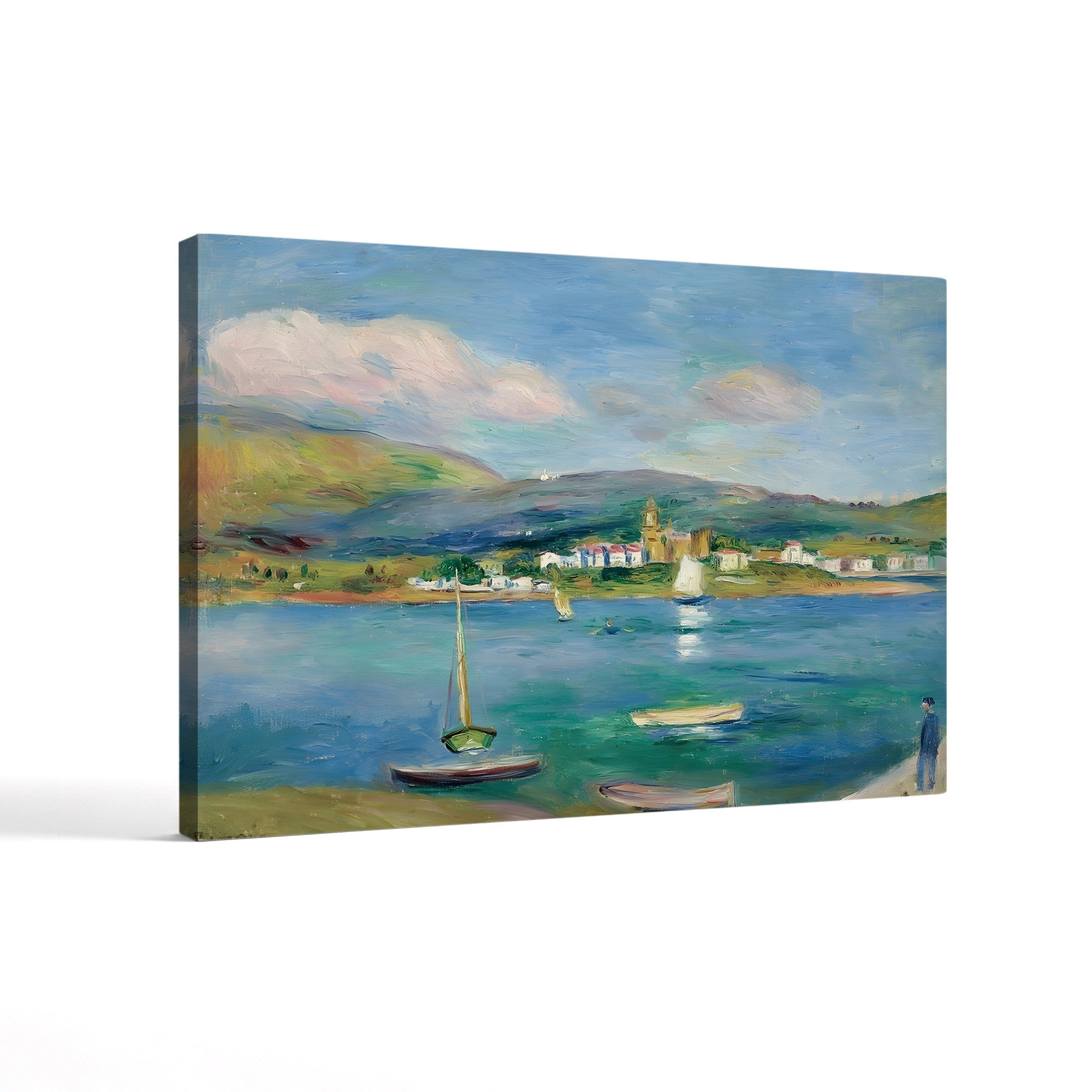 Port de Pêche, Hendaye, 1895 – Renoir Wall Art | Impressionist Canvas