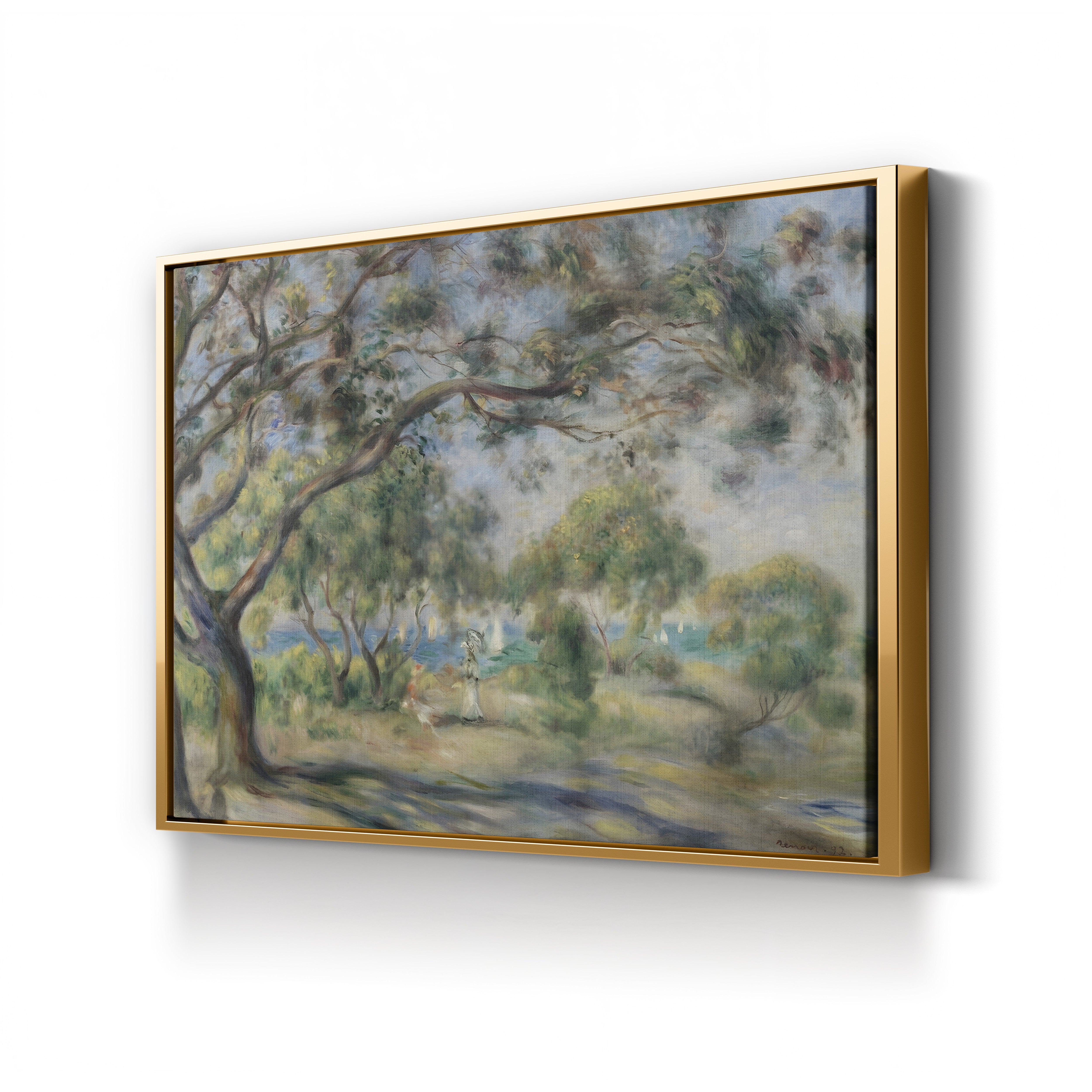 Bois de la Chaise, Noirmoutier, 1892 – Pierre-Auguste Renoir Wall Art | Impressionist Woodland Canvas Print
